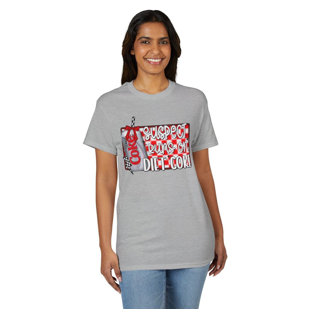 Suspects Runs on Diet Coke Gildan unisex T-Shirt