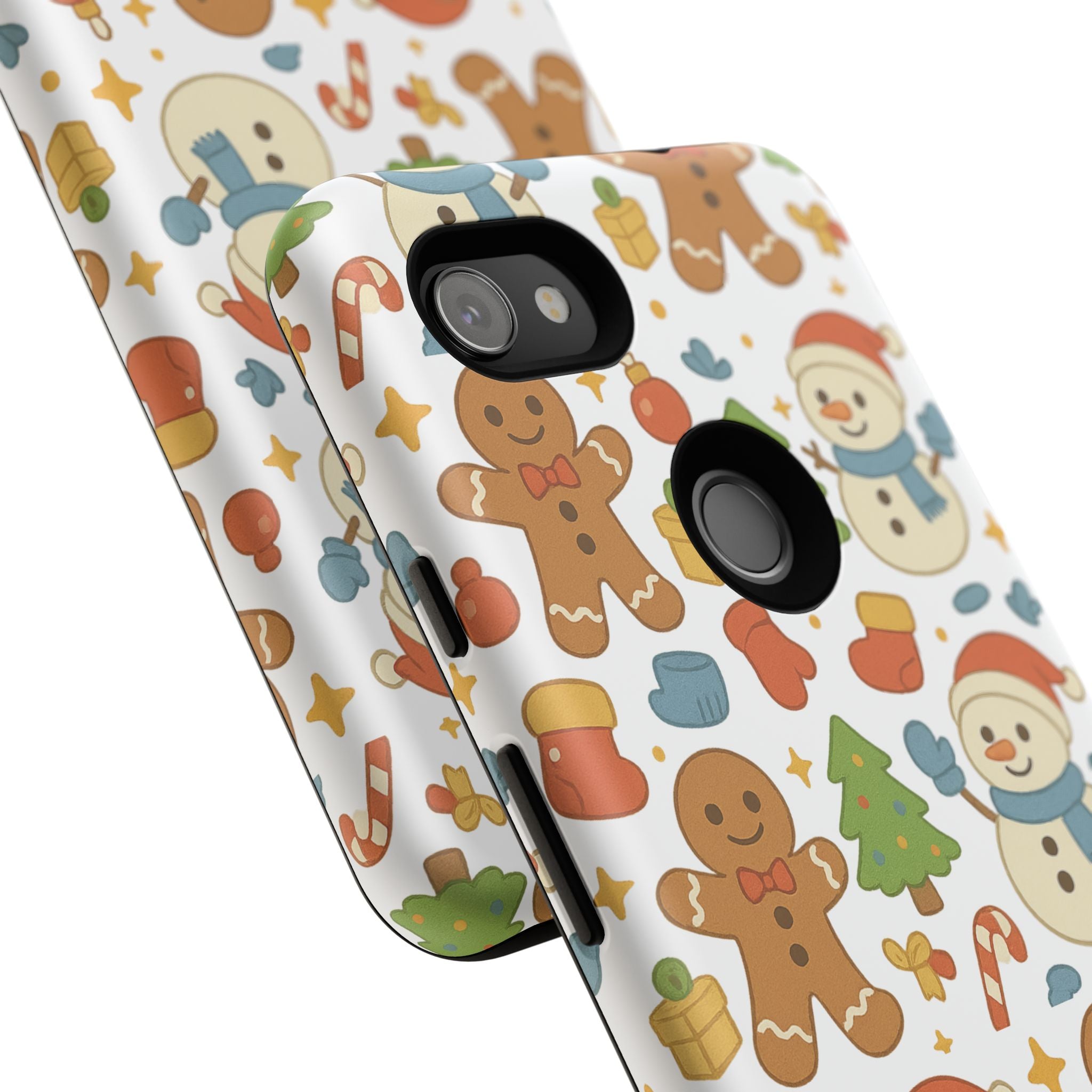Cute Gingerbread/ Snowmen Christmas Phone Case