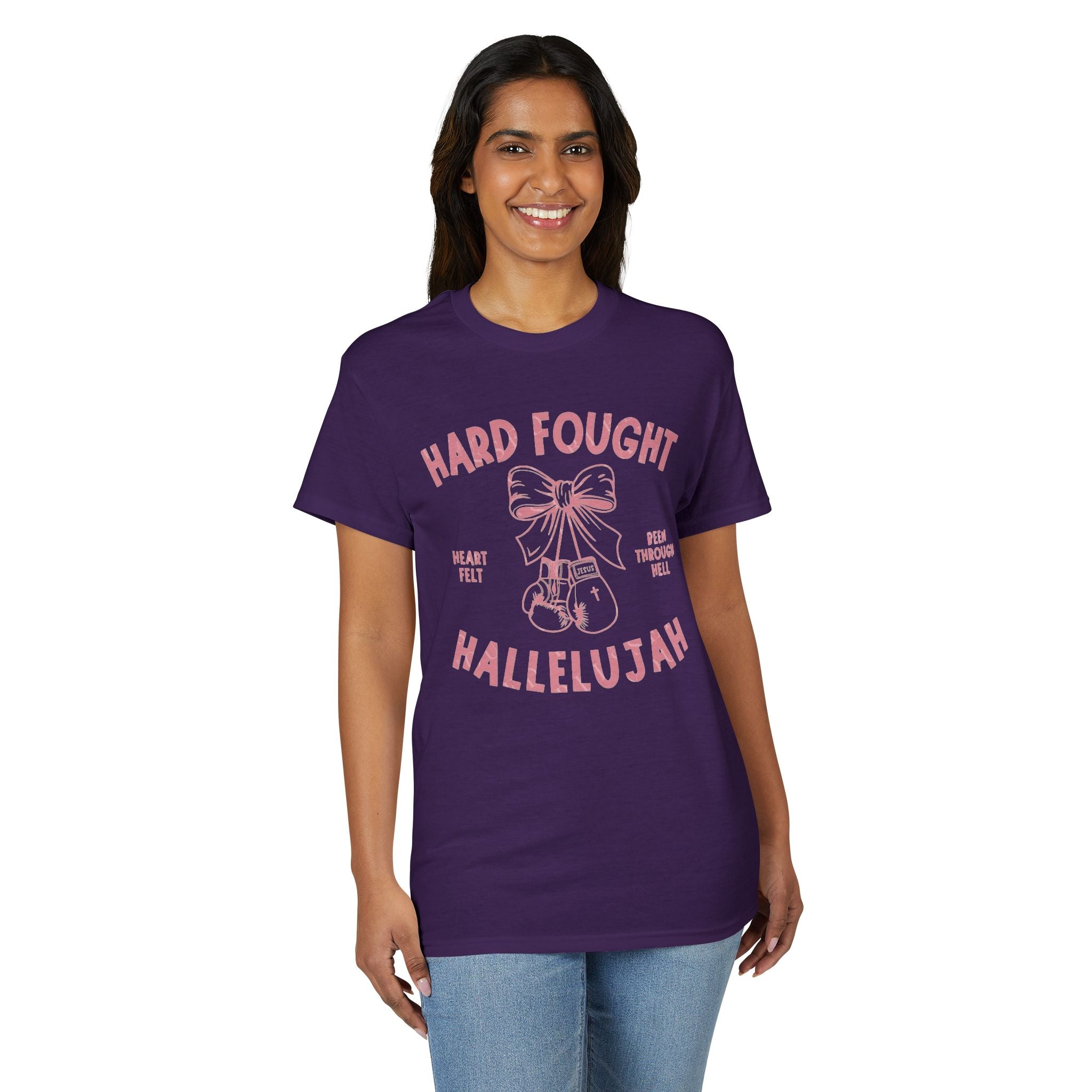 Hard Fought Hallelujah Gildan unisex T-Shirt