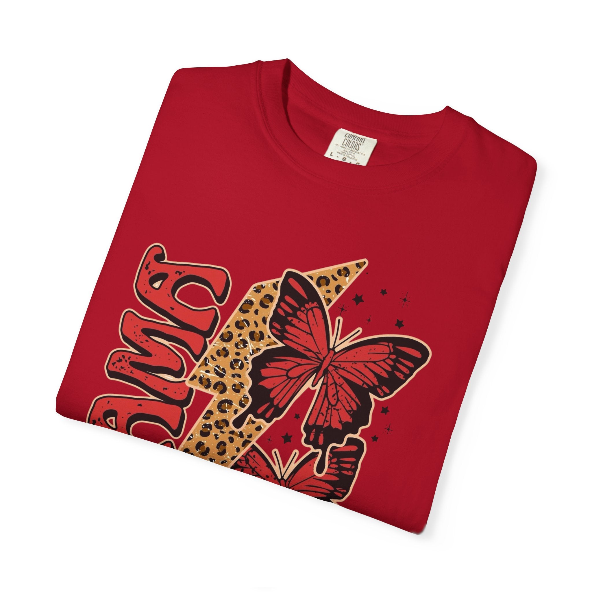 Cheetah Butterfly Mama Unisex T-Shirt