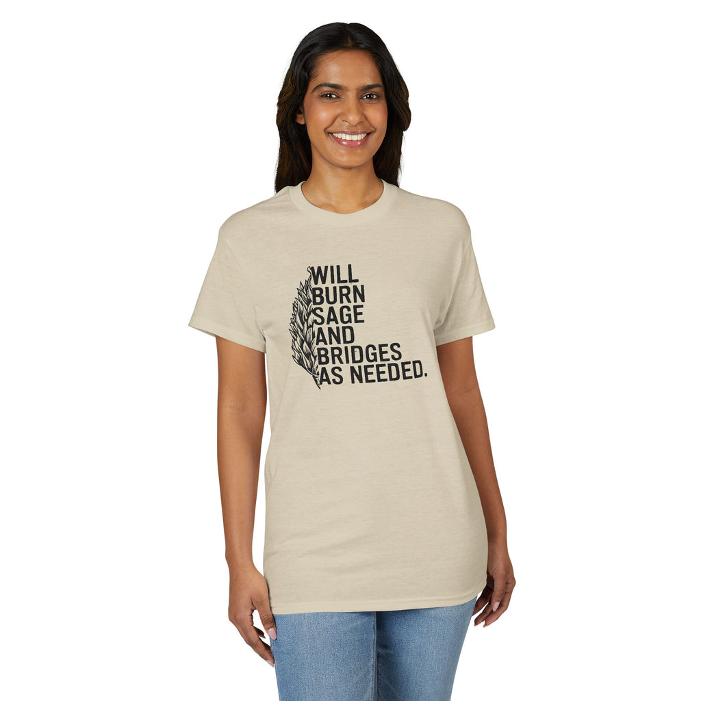 Burn Sage and Bridges Gildan unisex T-Shirt