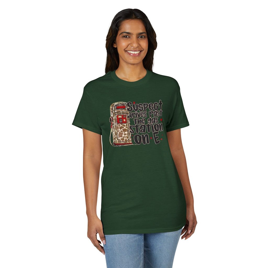 Suspect Drives on E unisex T-Shirt
