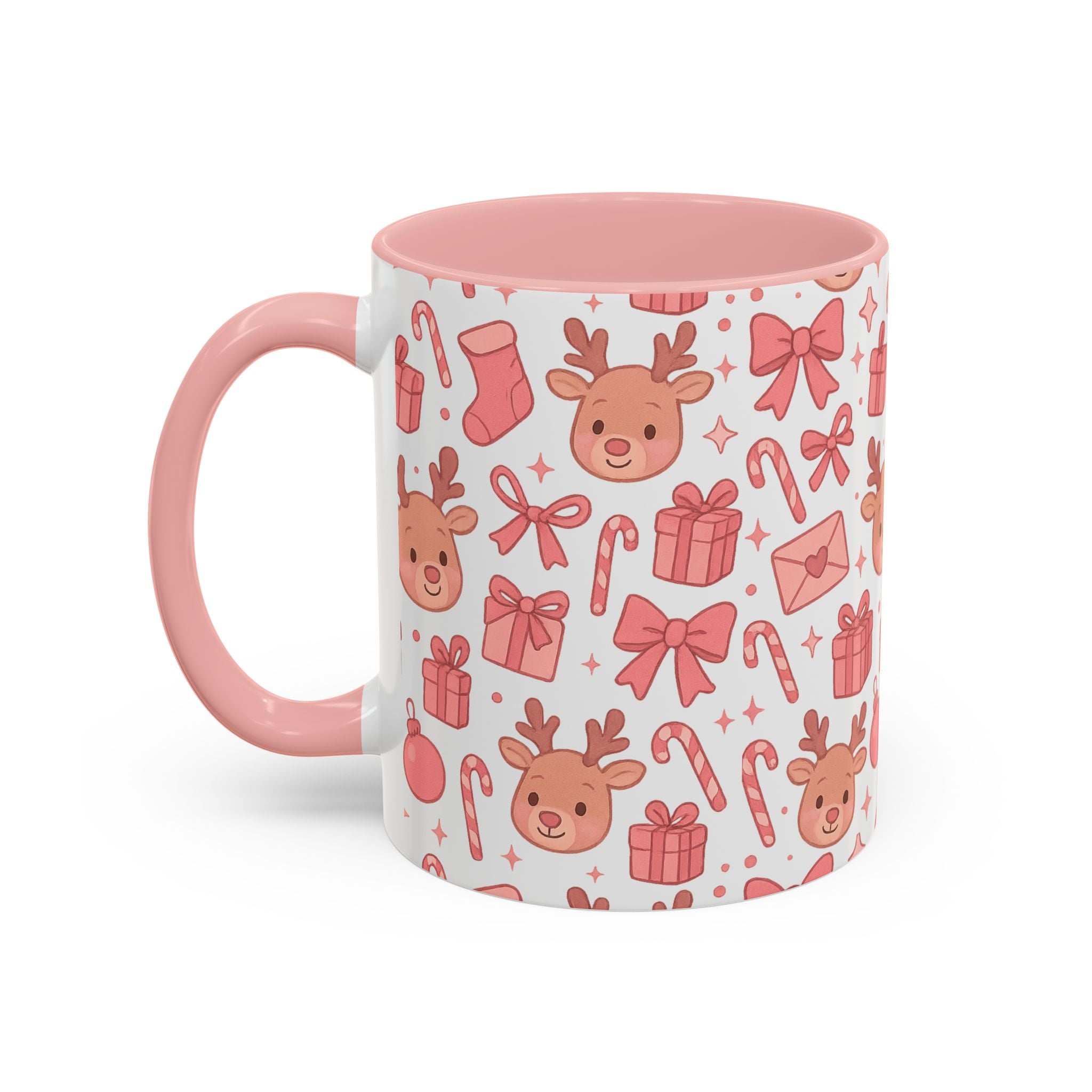 Cute Pink Christmas Mug