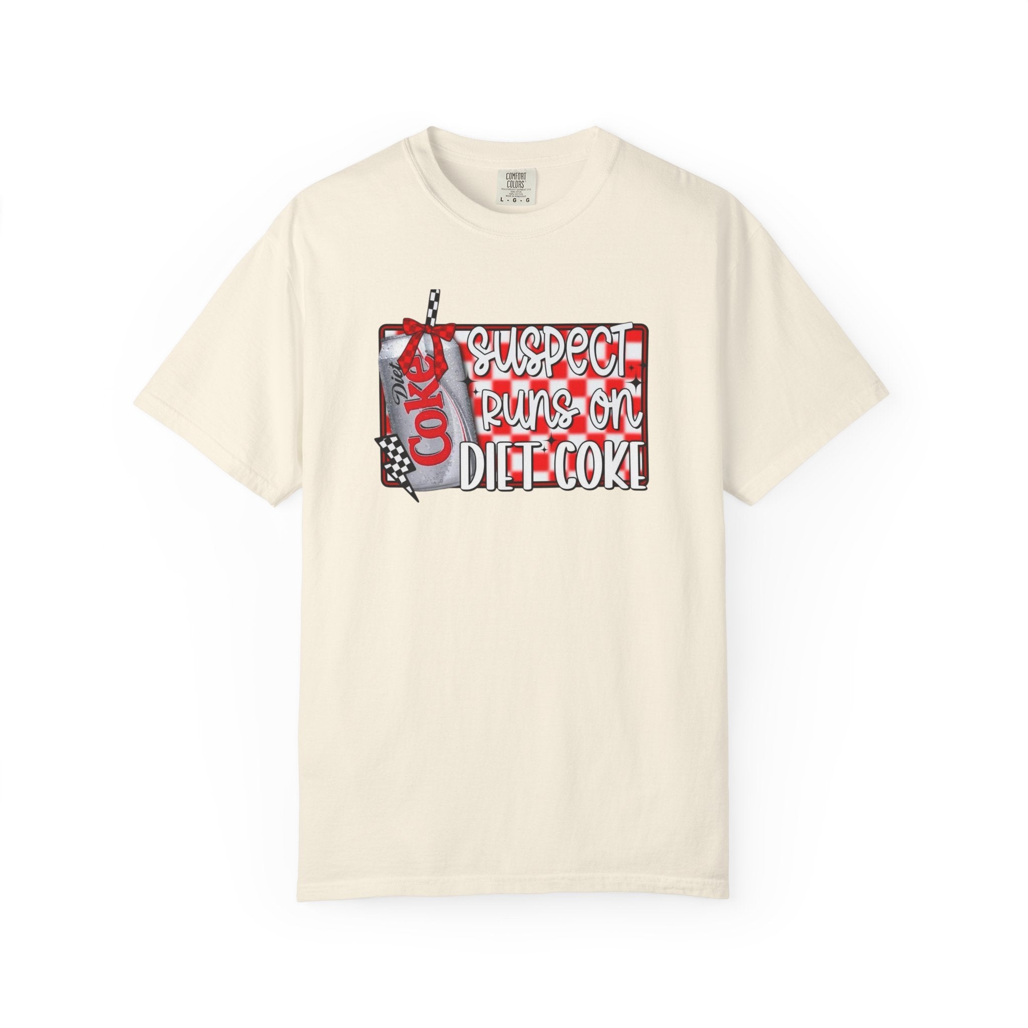 Suspect Runs on Diet Coke Unisex T-Shirt