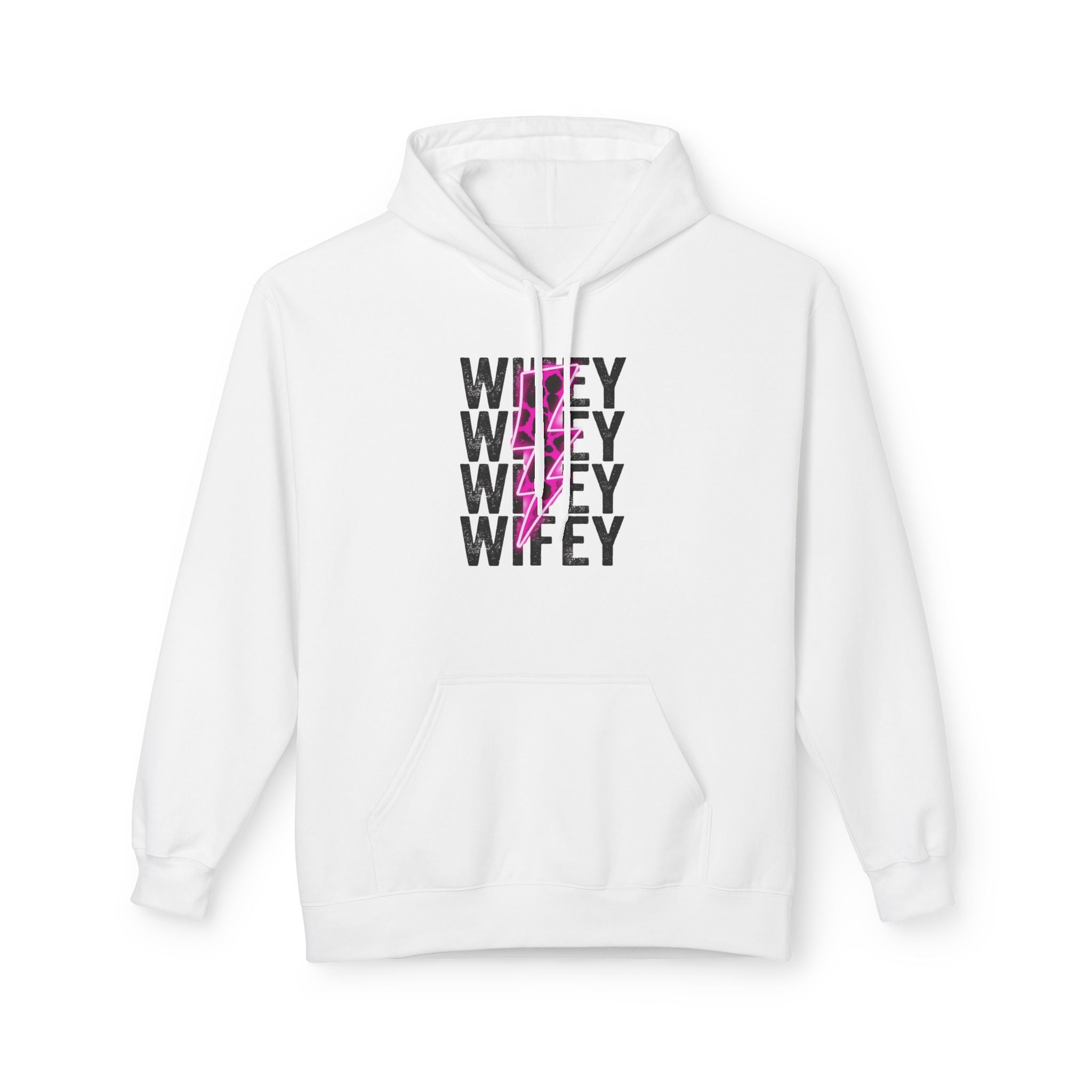 Pink Wifey Fleece Hoodie