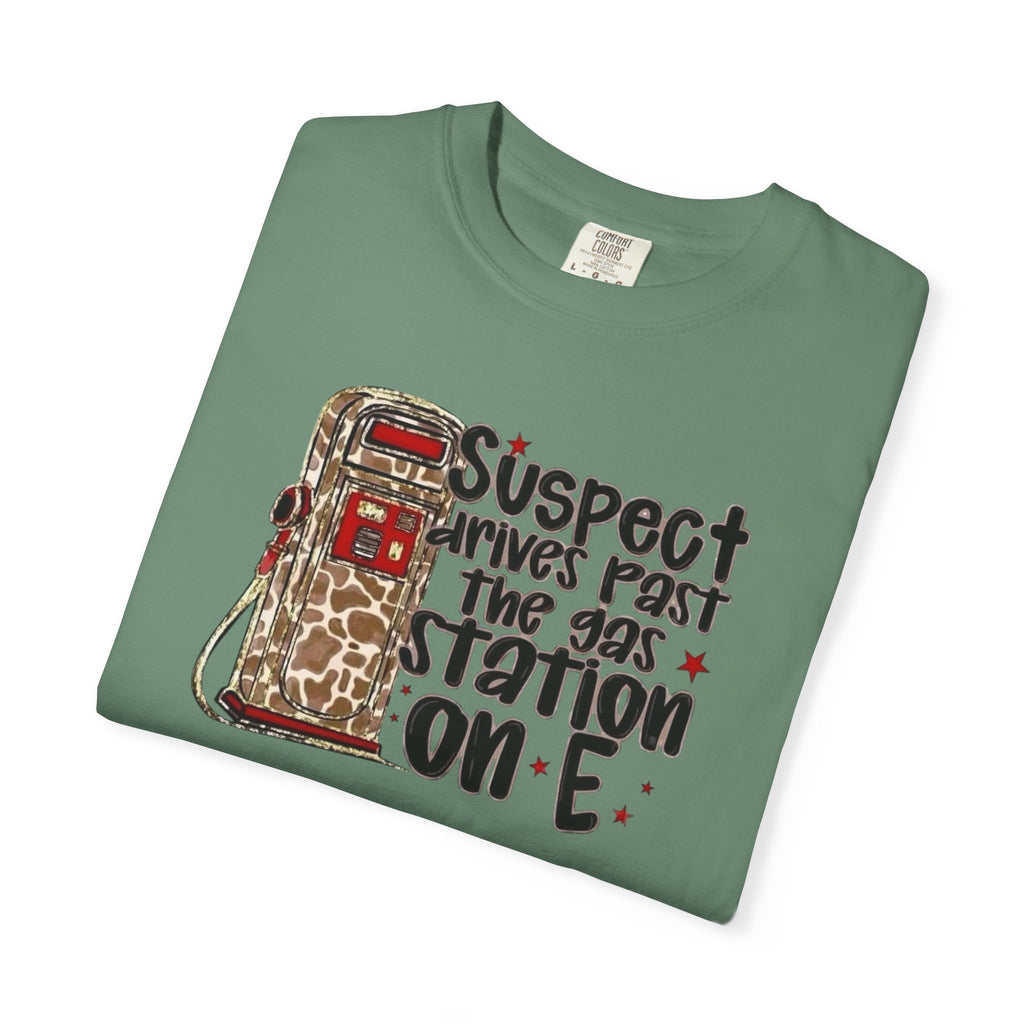 Suspect Drives on E Unisex T-Shirt