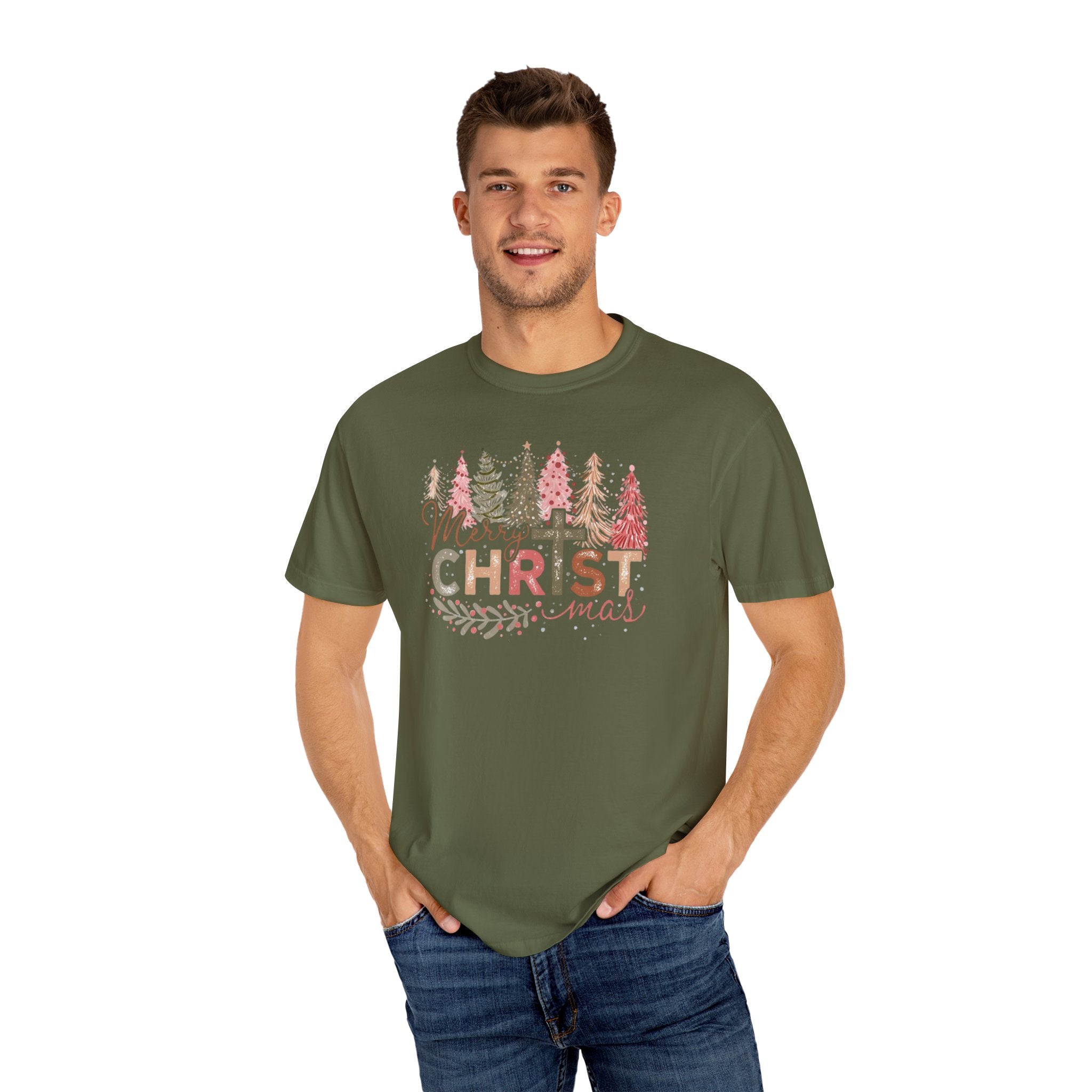 Merry Christmas Cross Unisex T-Shirt