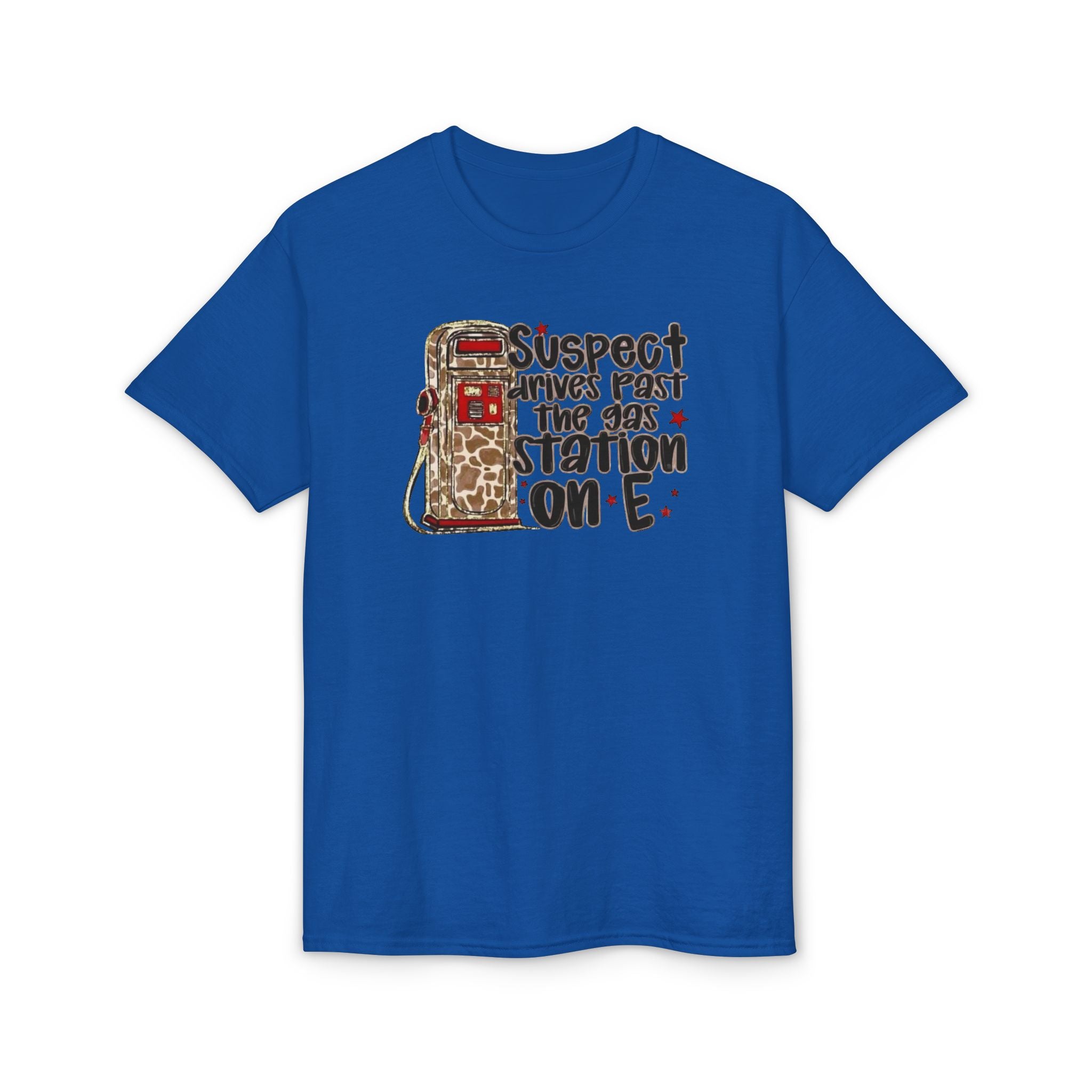 Suspect Drives on E unisex T-Shirt