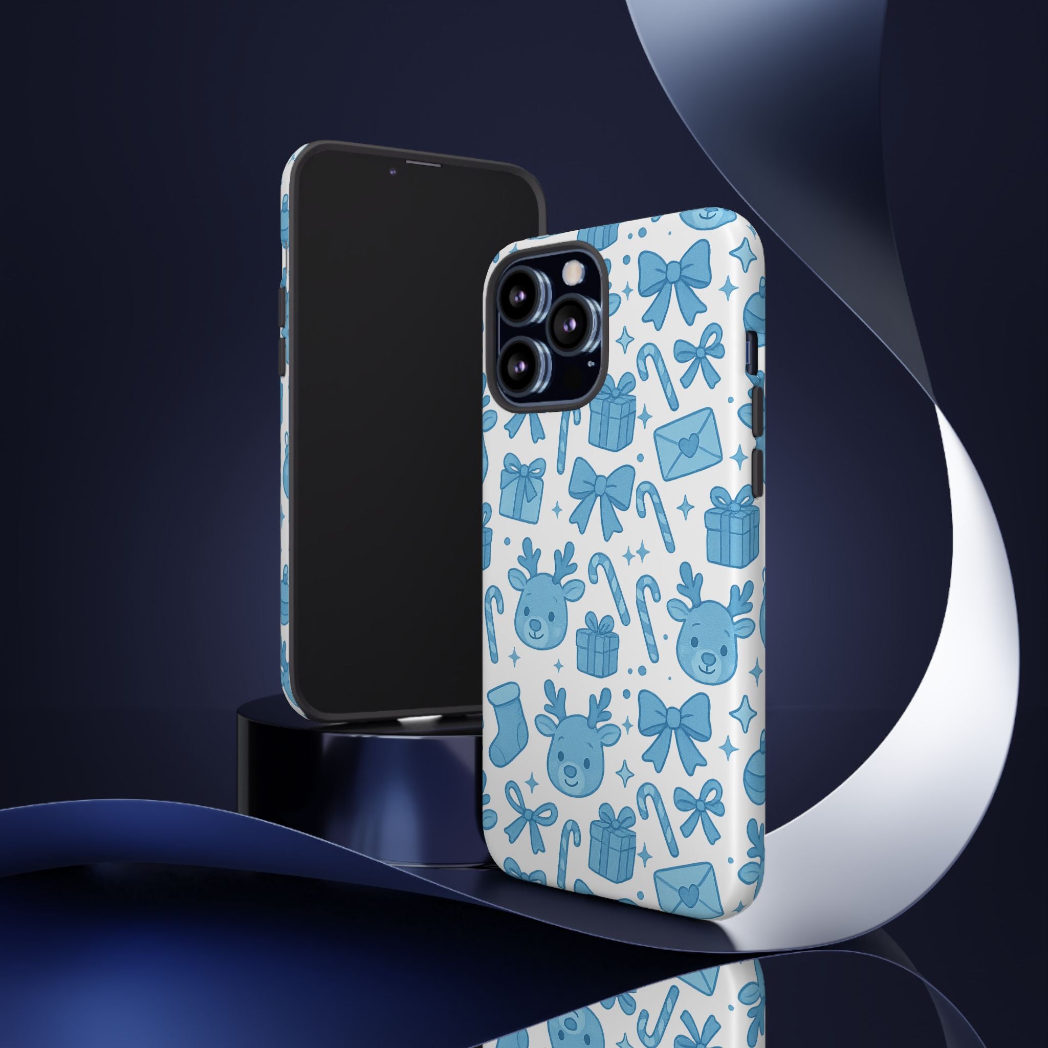 Cute Blue Christmas Phone Case