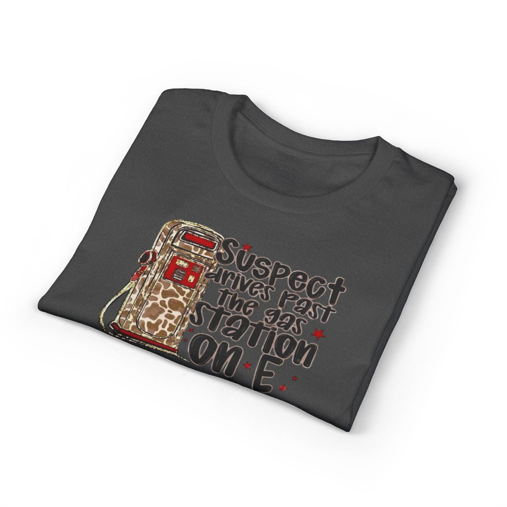 Suspect Drives on E unisex T-Shirt