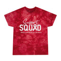White Ribbon Support Tie-Dye Crystal Tee