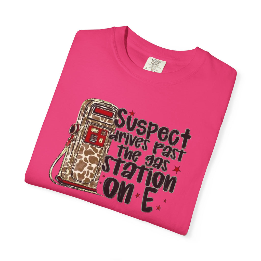 Suspect Drives on E Unisex T-Shirt