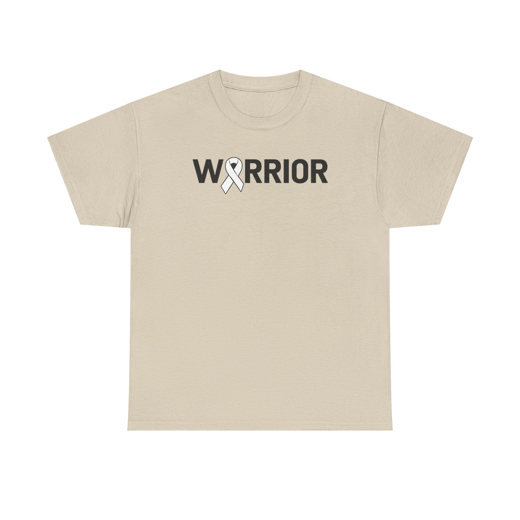 White Ribbon Warrior Unisex Gildan T-Shirt
