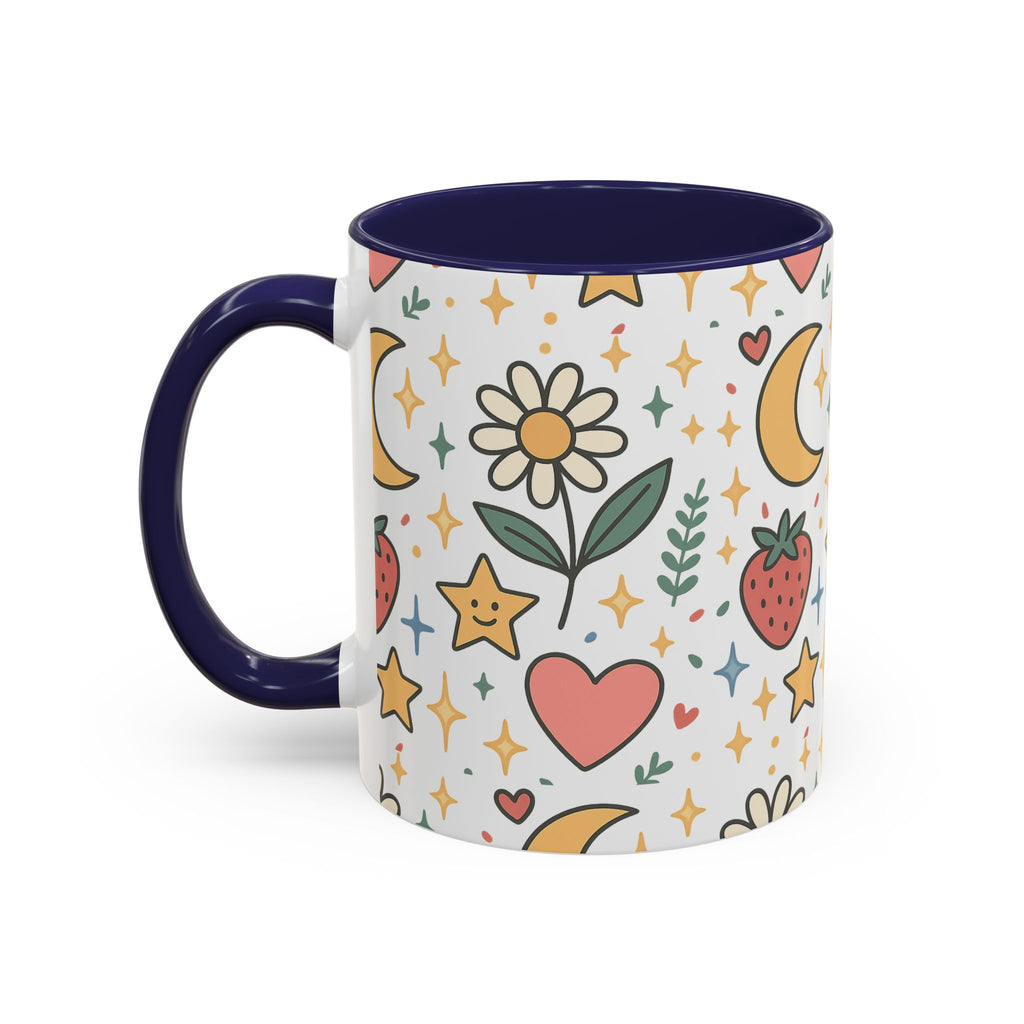 Cute Strawberries/ Flowers Mug