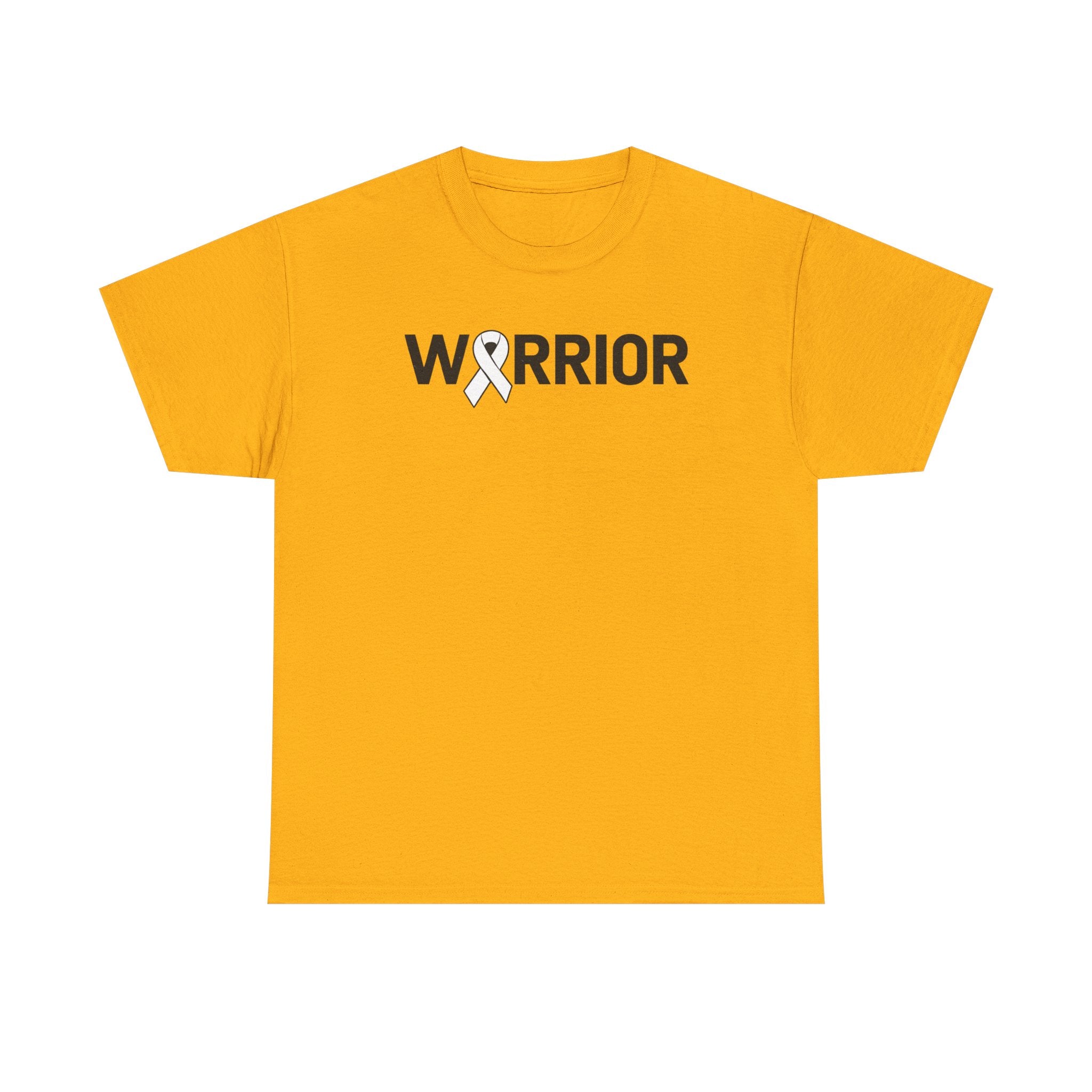 White Ribbon Warrior Unisex Gildan T-Shirt