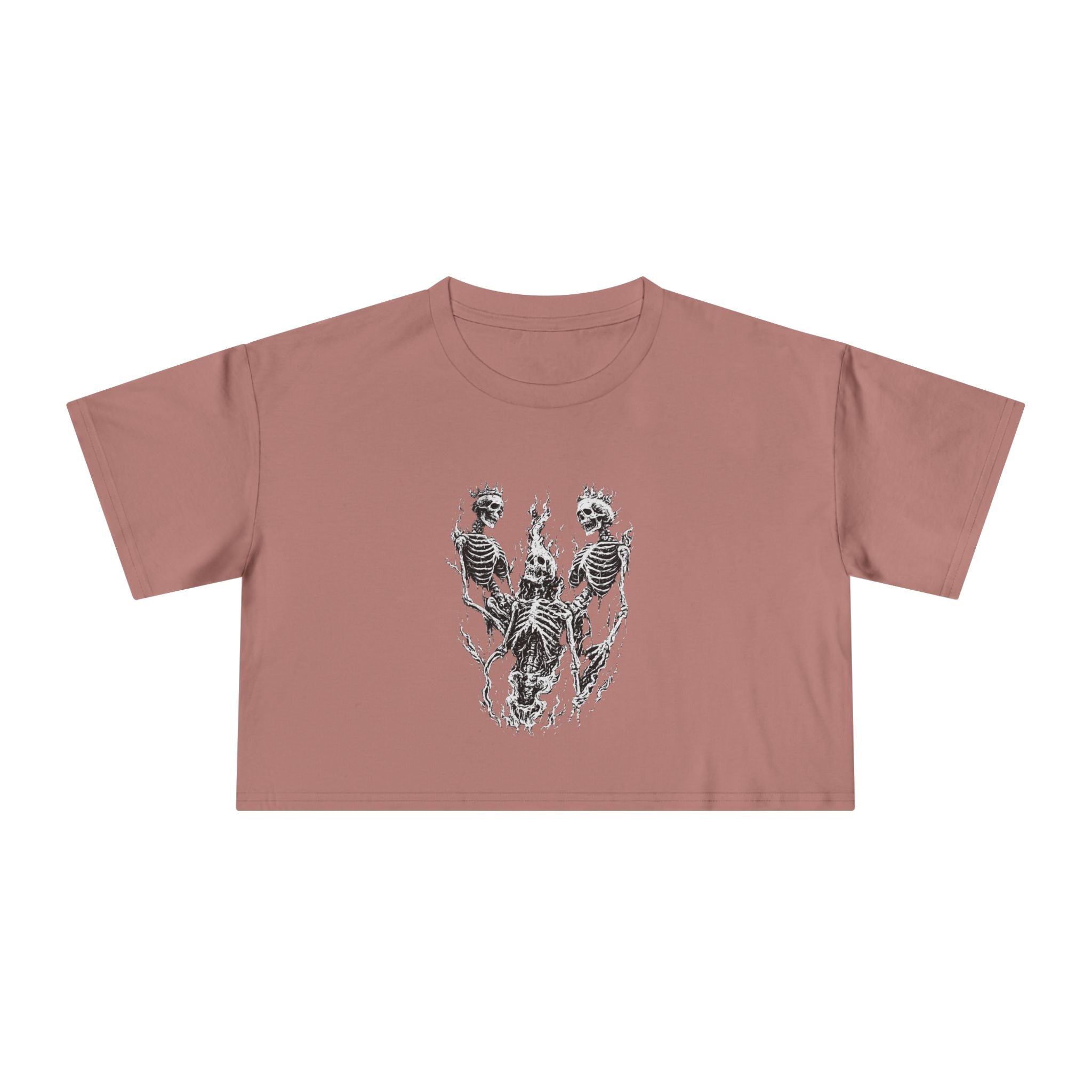 Crop Tee – Skeletons