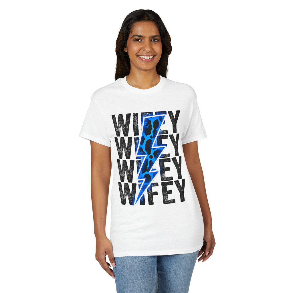 Blue Wifey Gildan unisex T-Shirt