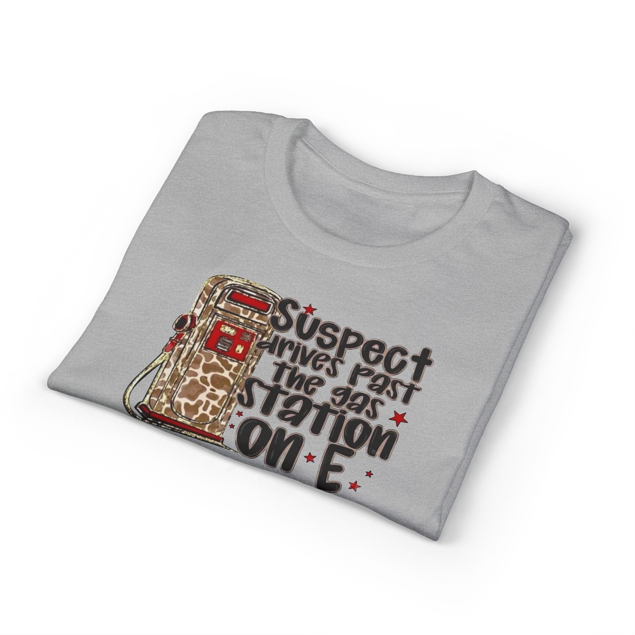 Suspect Drives on E unisex T-Shirt