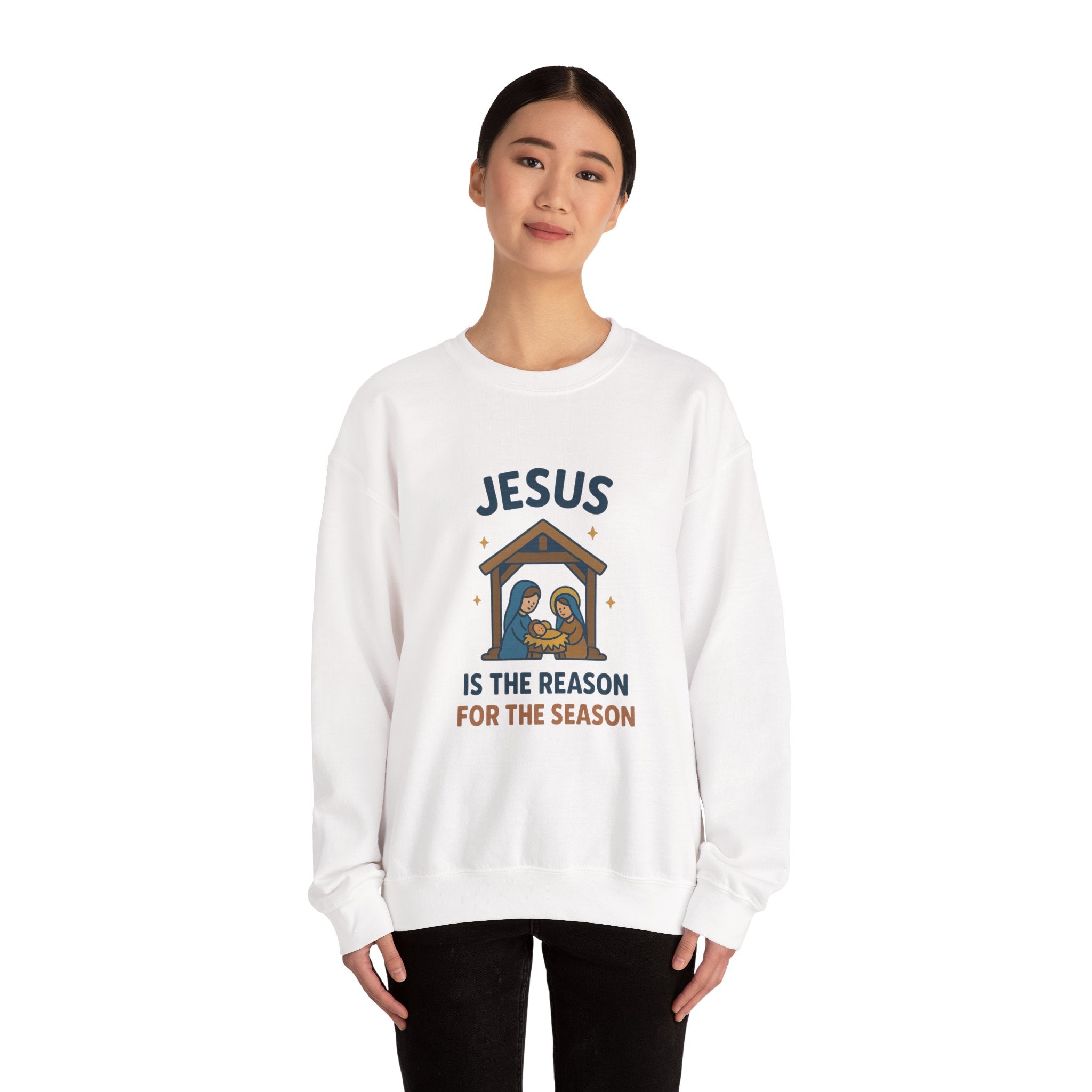 Christmas Sweatshirt - Jesus is the Reason for the Season