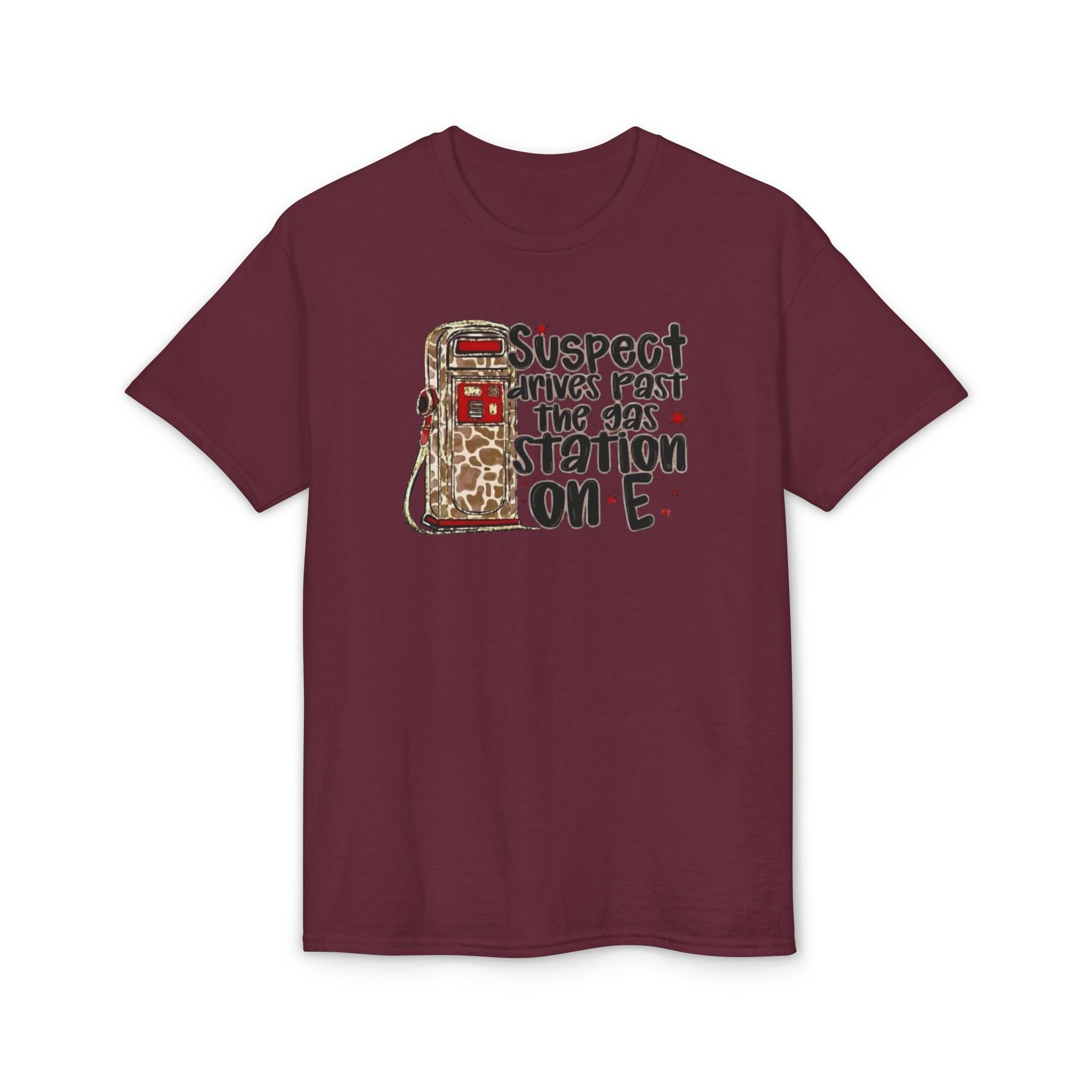 Suspect Drives on E unisex T-Shirt