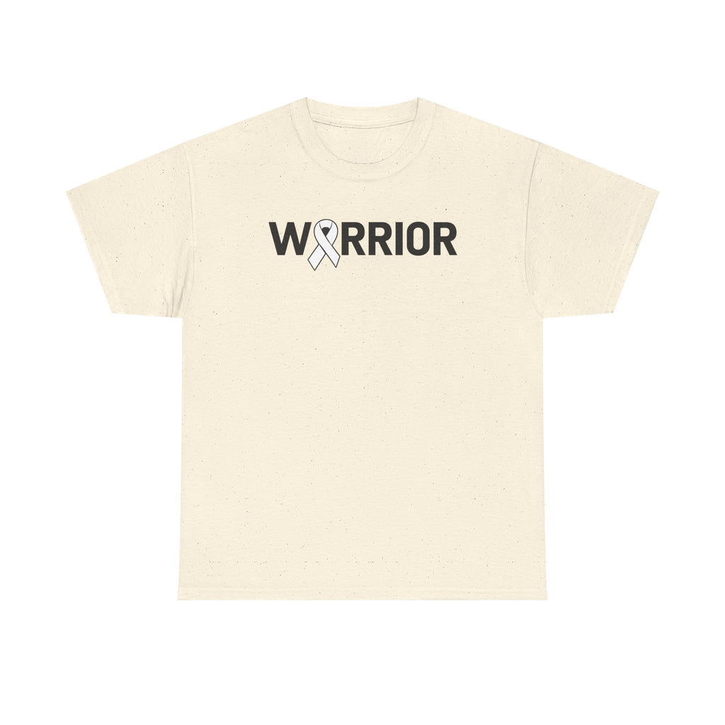 White Ribbon Warrior Unisex Gildan T-Shirt