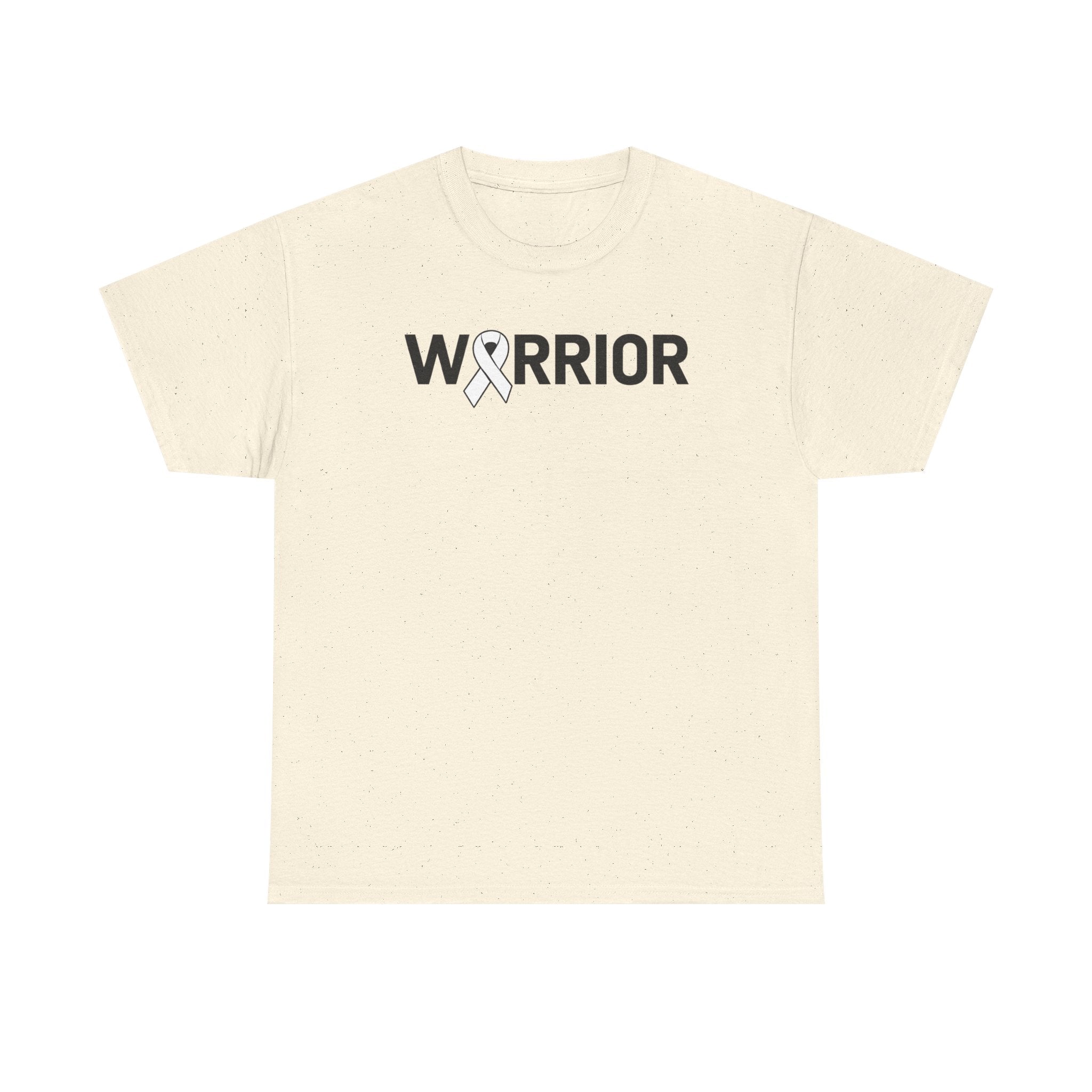 White Ribbon Warrior Unisex Gildan T-Shirt