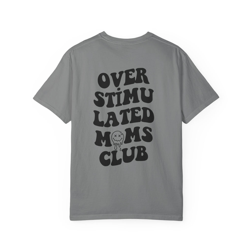 Smiley Overstimulated Moms Club Unisex T-Shirt