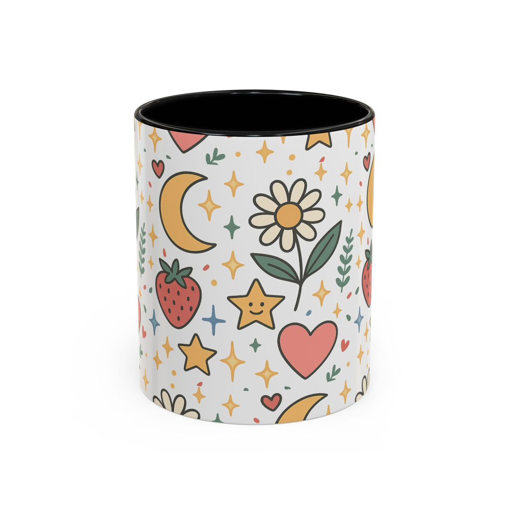 Cute Strawberries/ Flowers Mug