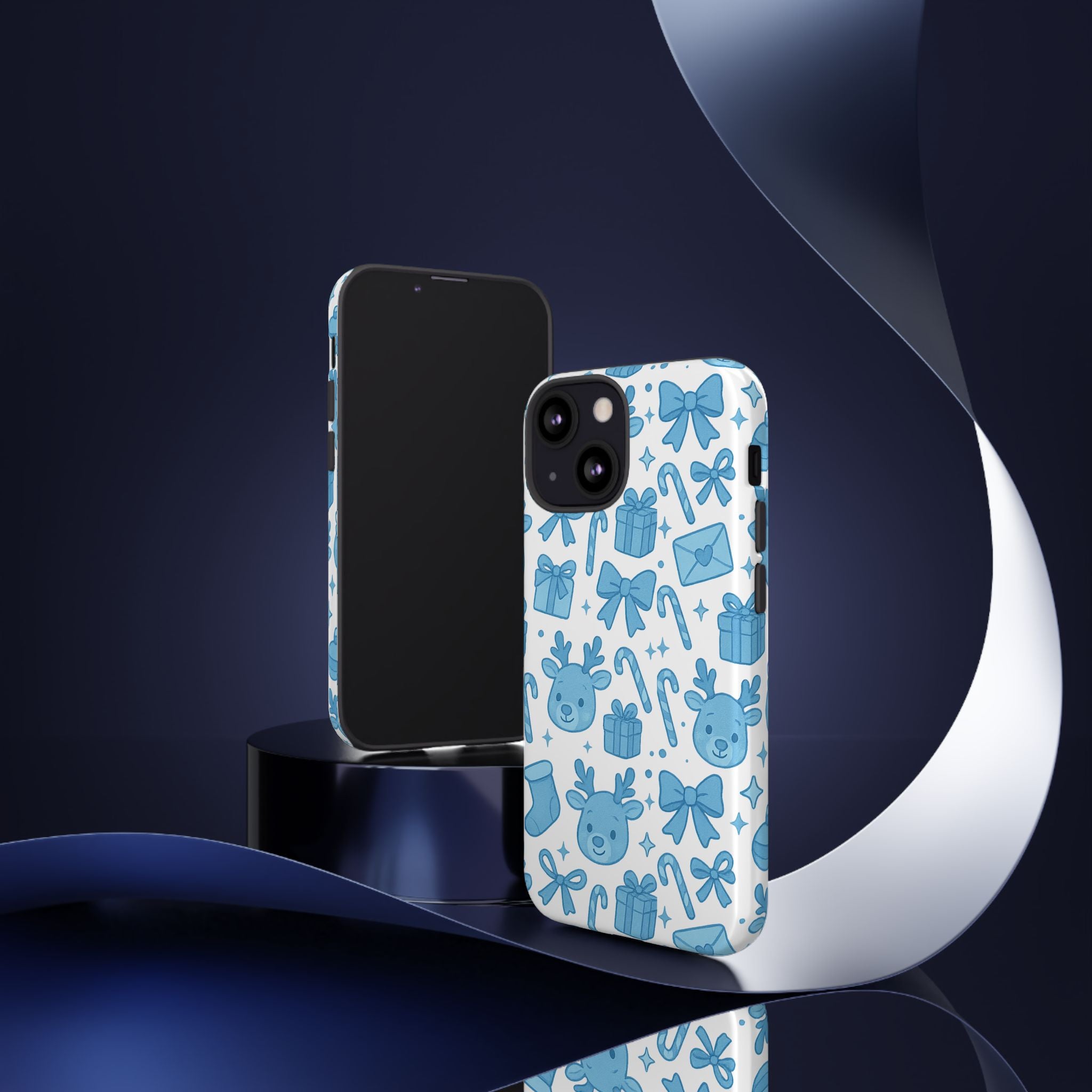 Cute Blue Christmas Phone Case