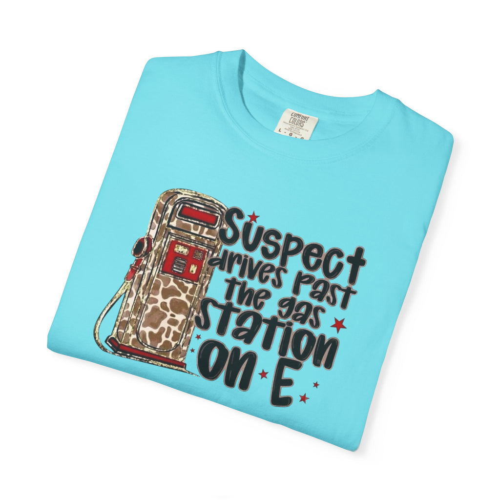 Suspect Drives on E Unisex T-Shirt