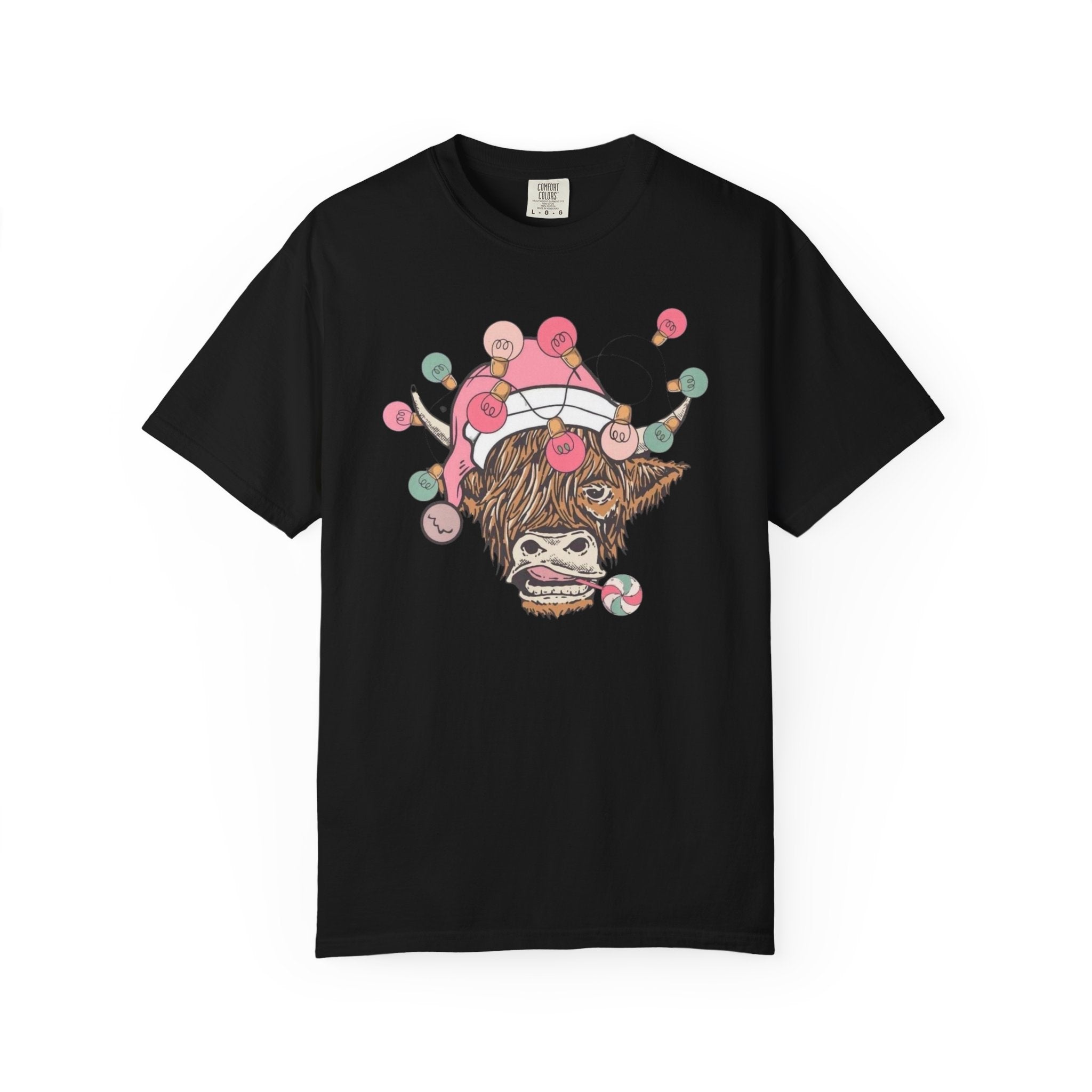 Christmas Cow Unisex T-Shirt