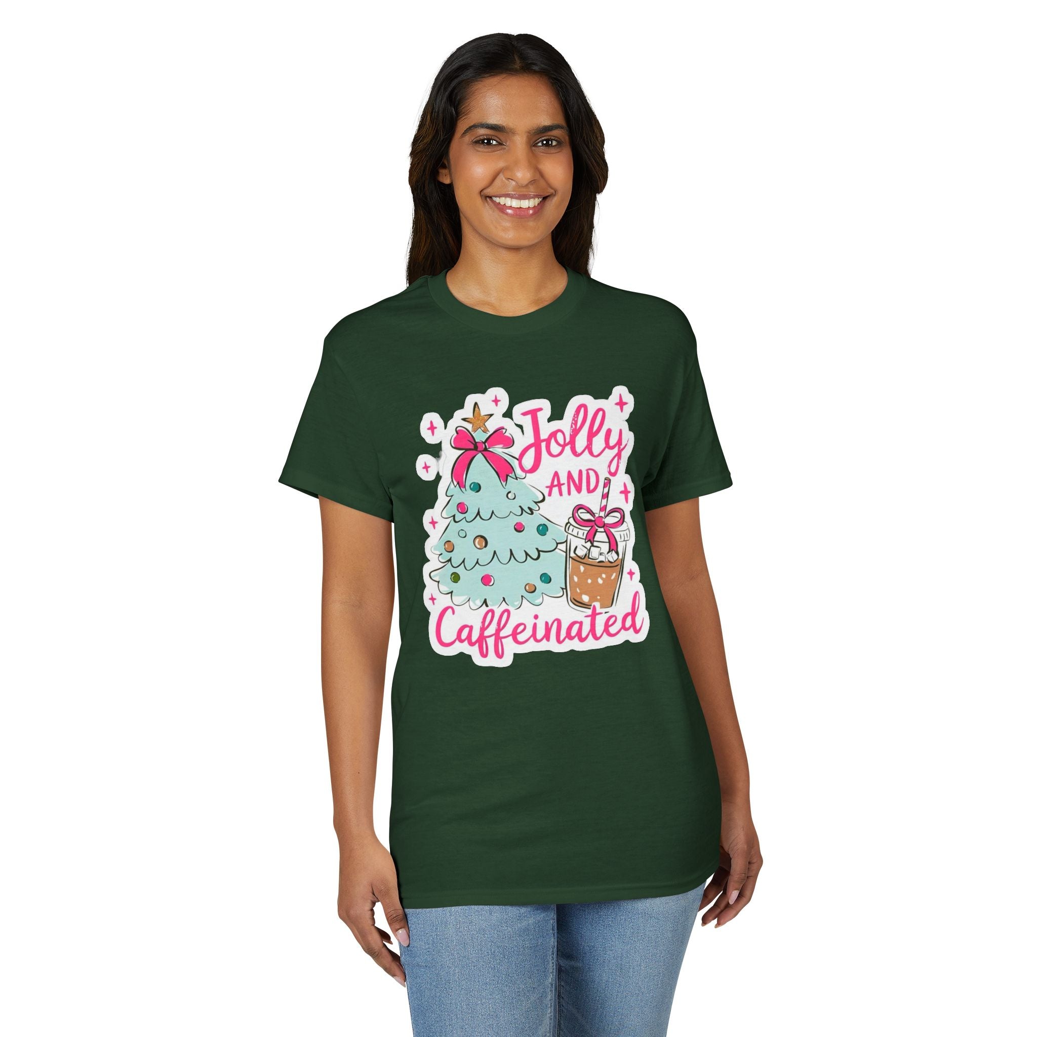 Jolly and Caffeinated Gildan unisex T-Shirt