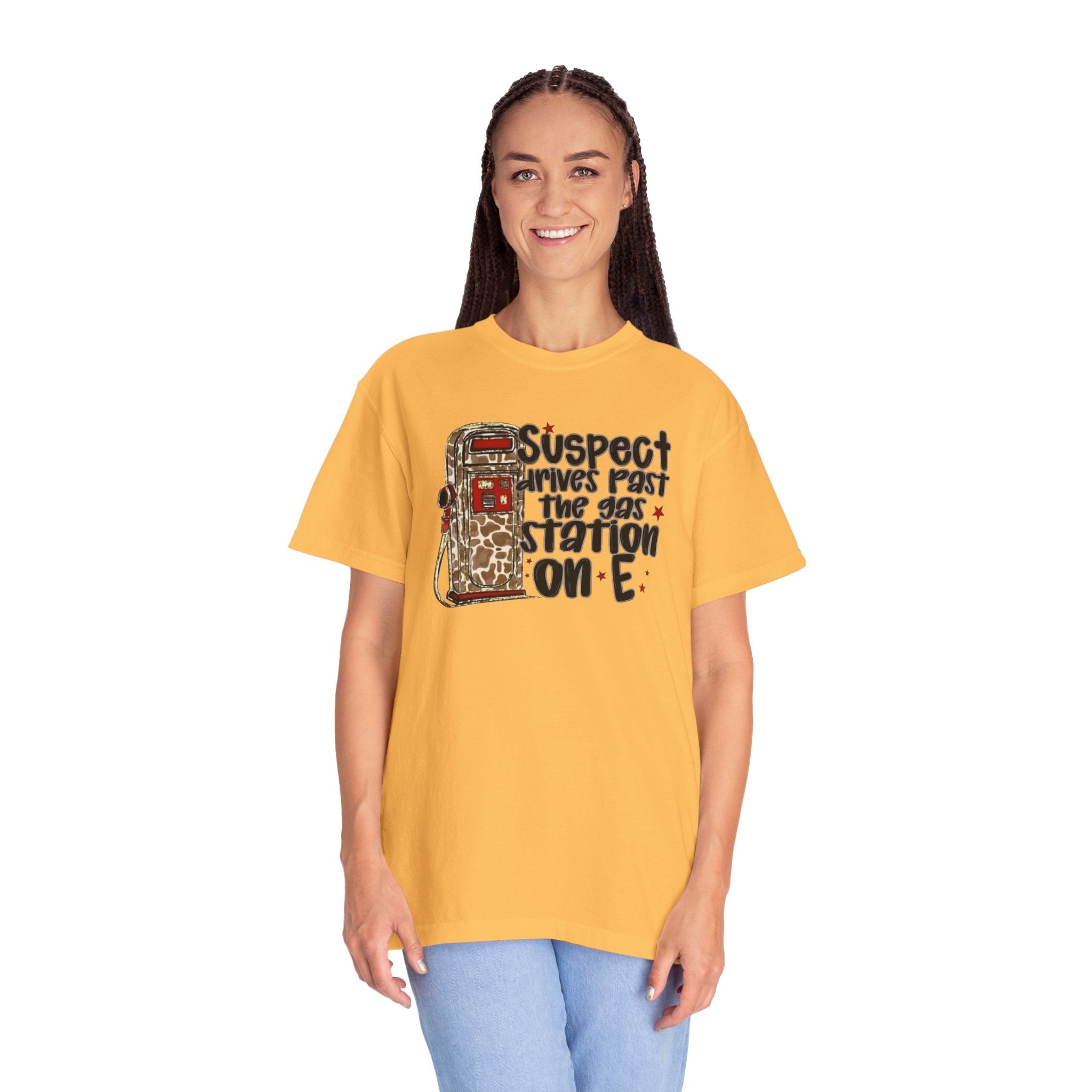 Suspect Drives on E Unisex T-Shirt