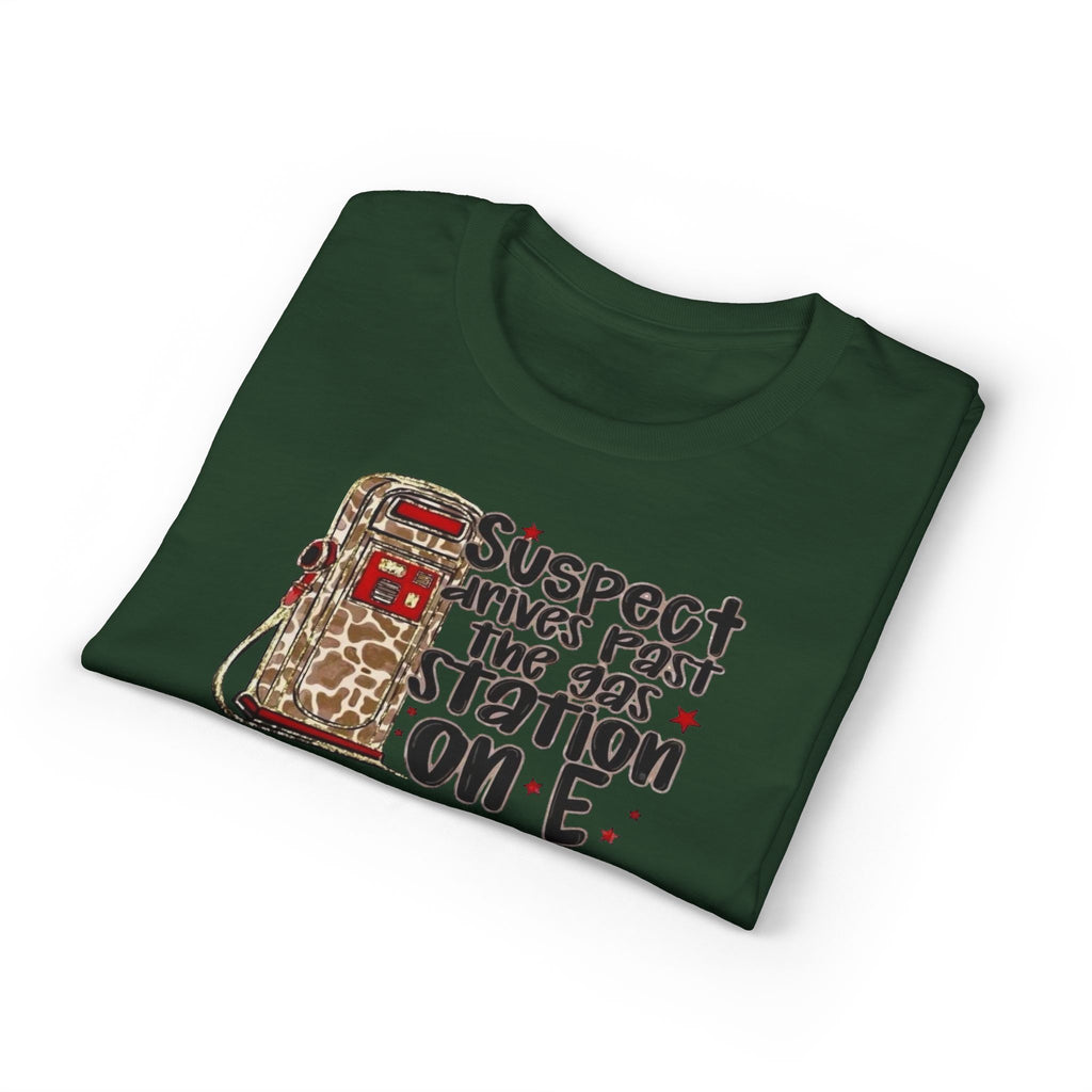 Suspect Drives on E unisex T-Shirt