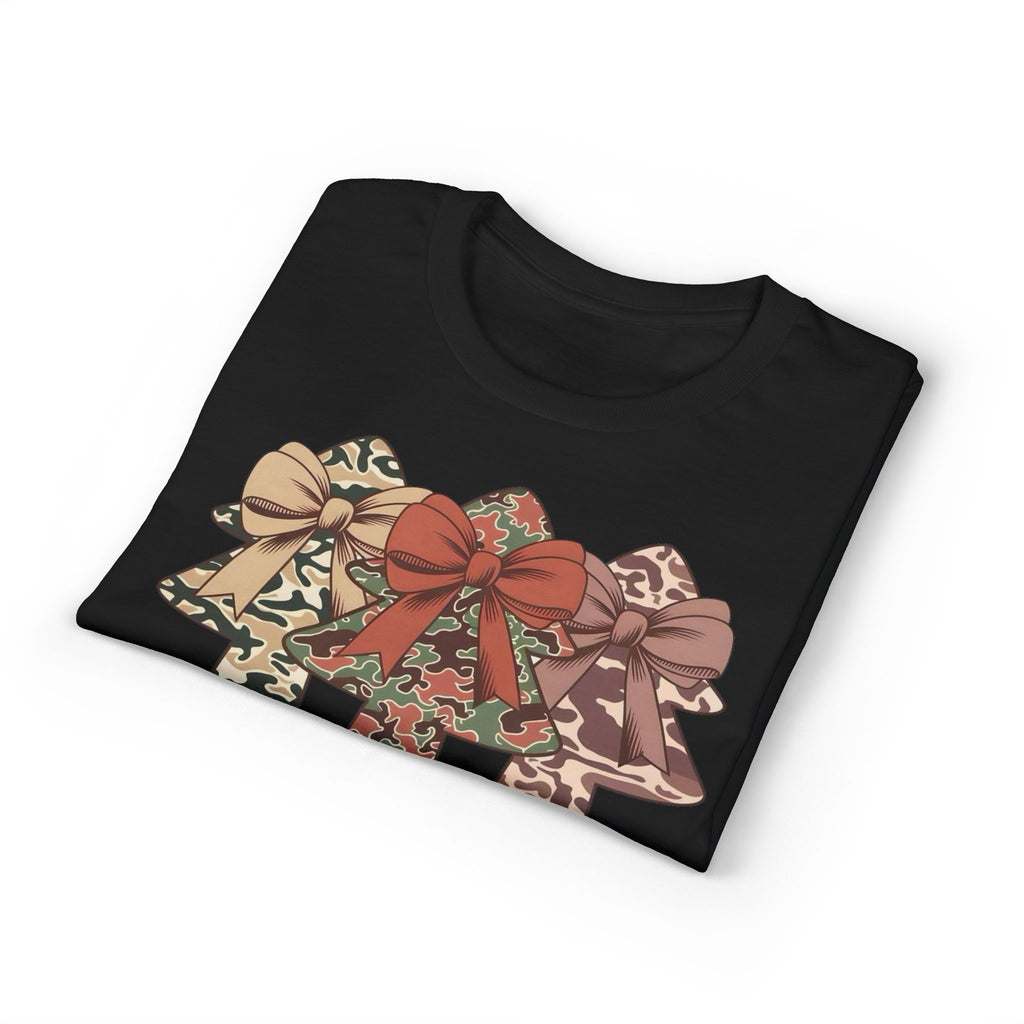 Camo Bow Trees Gildan unisex T-Shirt