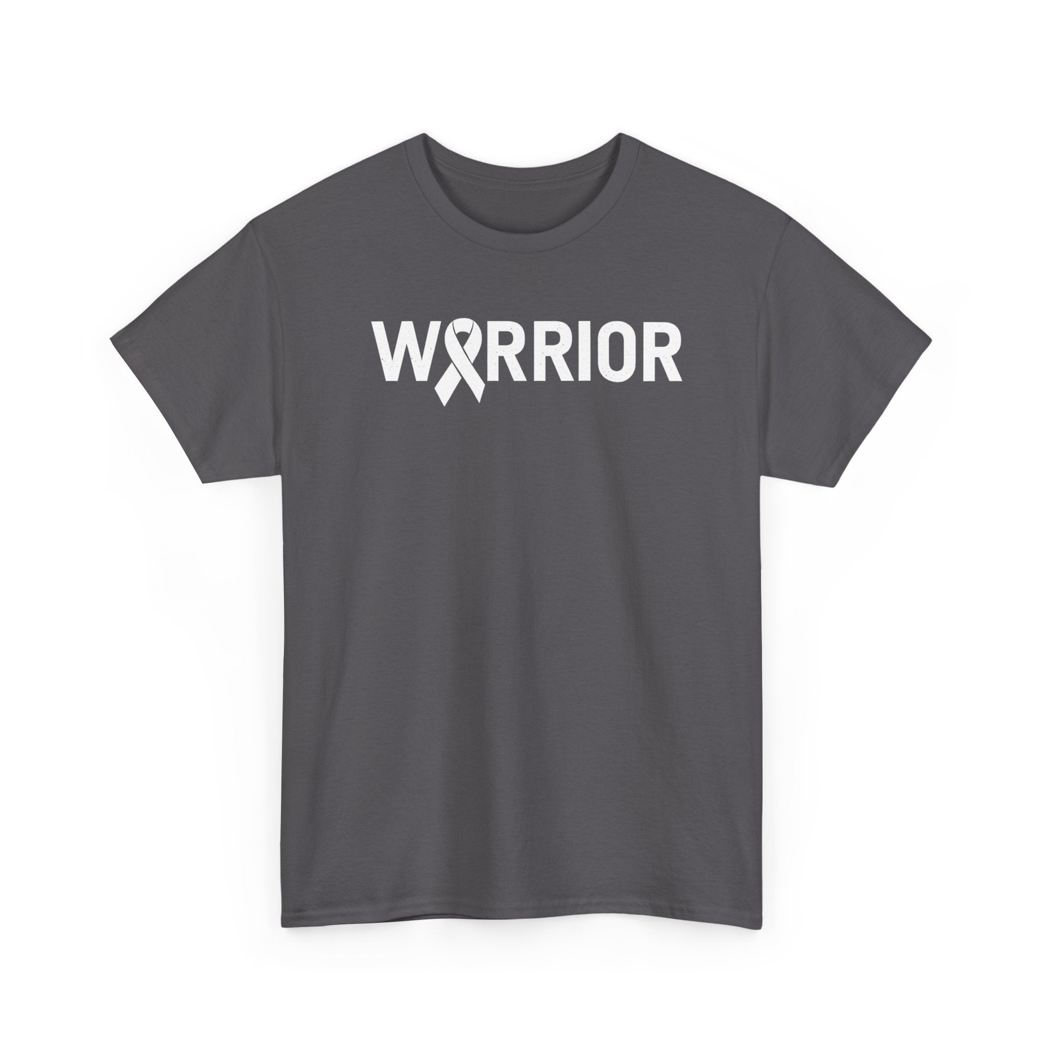 White Ribbon Warrior Unisex Gildan T-Shirt