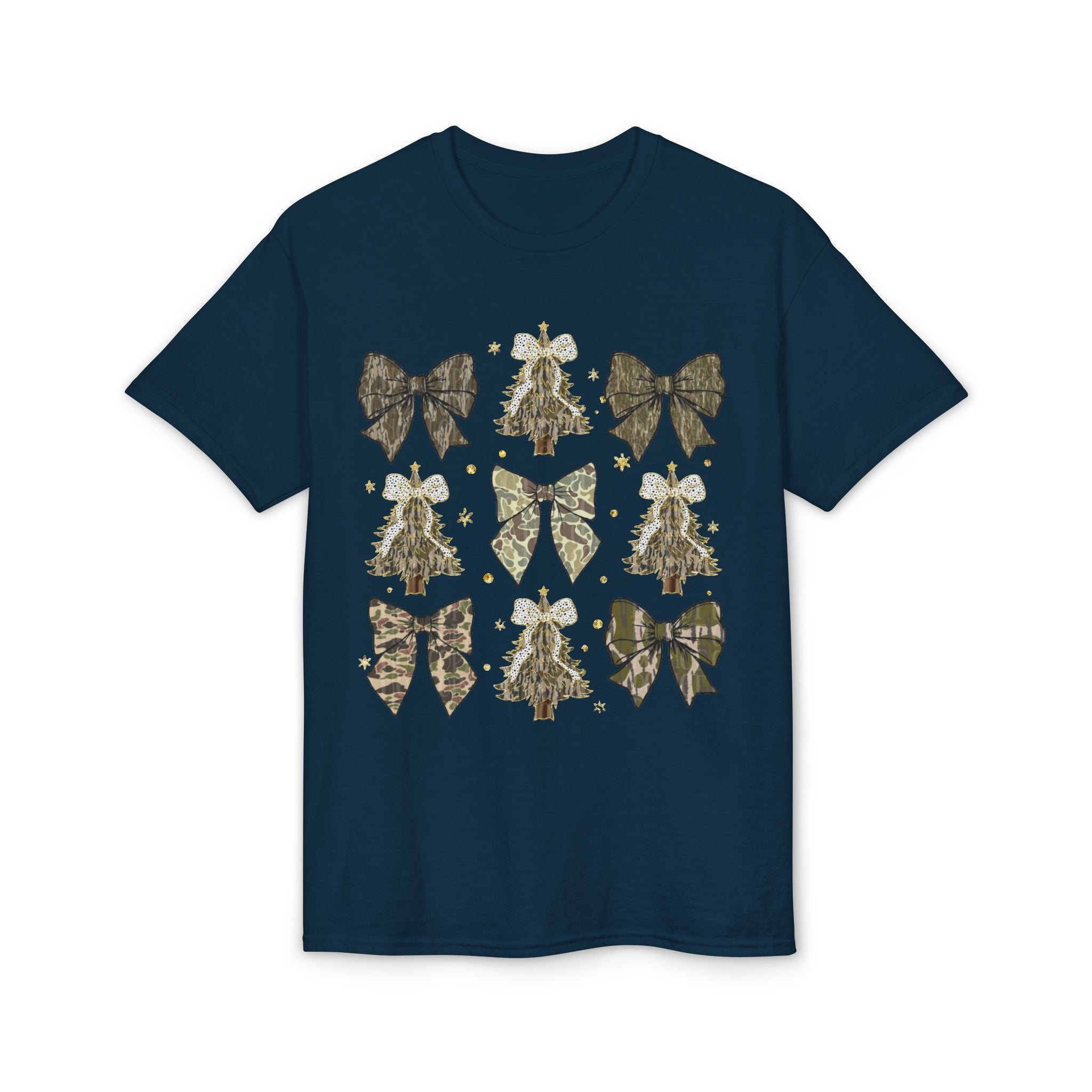 Camo Bows & Trees Gildan unisex T-Shirt
