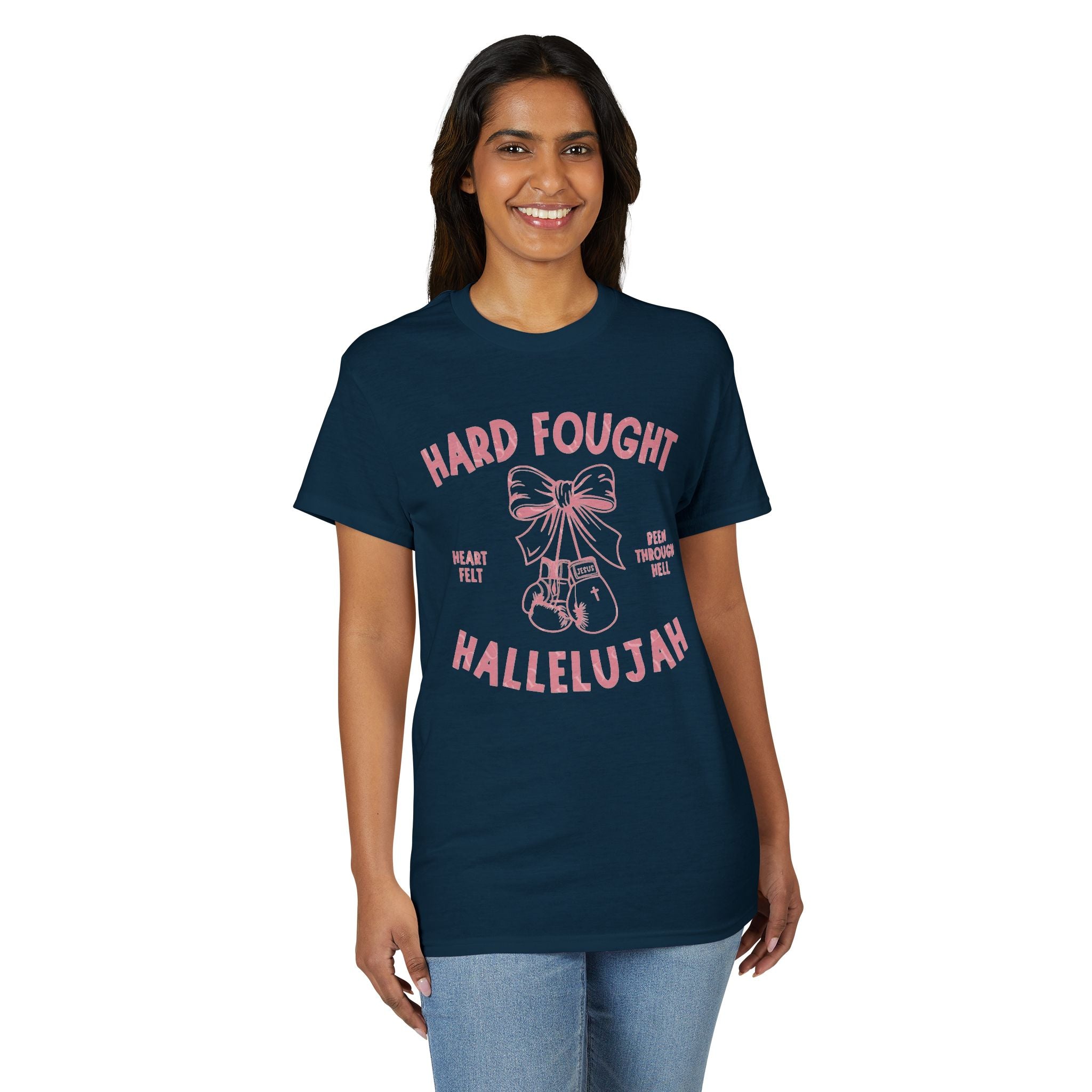 Hard Fought Hallelujah Gildan unisex T-Shirt