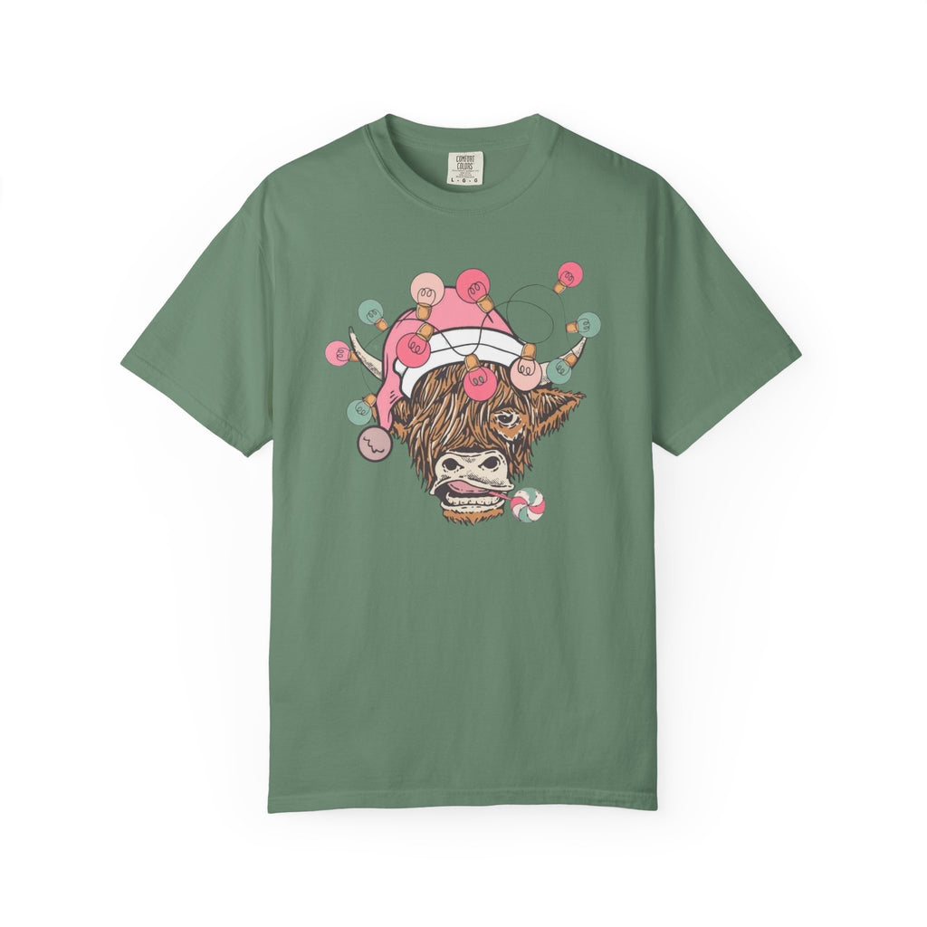 Christmas Cow Unisex T-Shirt
