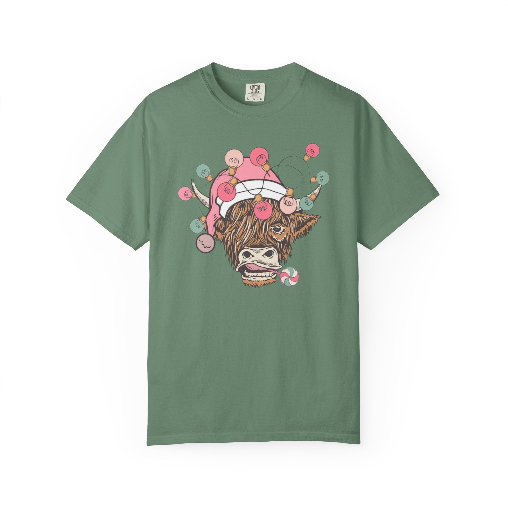 Christmas Cow Unisex T-Shirt