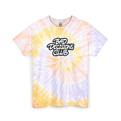 Bad Decisions Club Tie-Dye Gildan unisex Tee