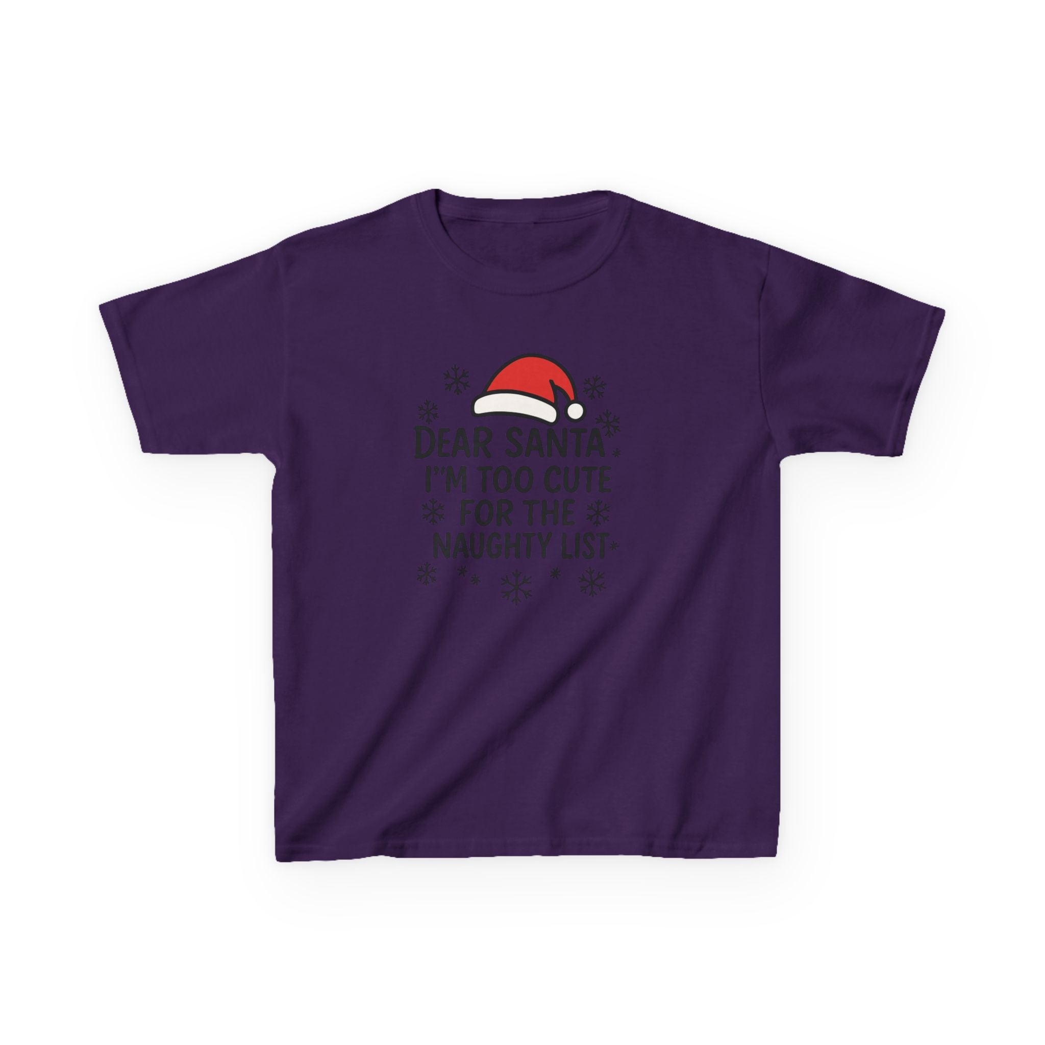I’m too Cute for the Naughty List Kids Tee