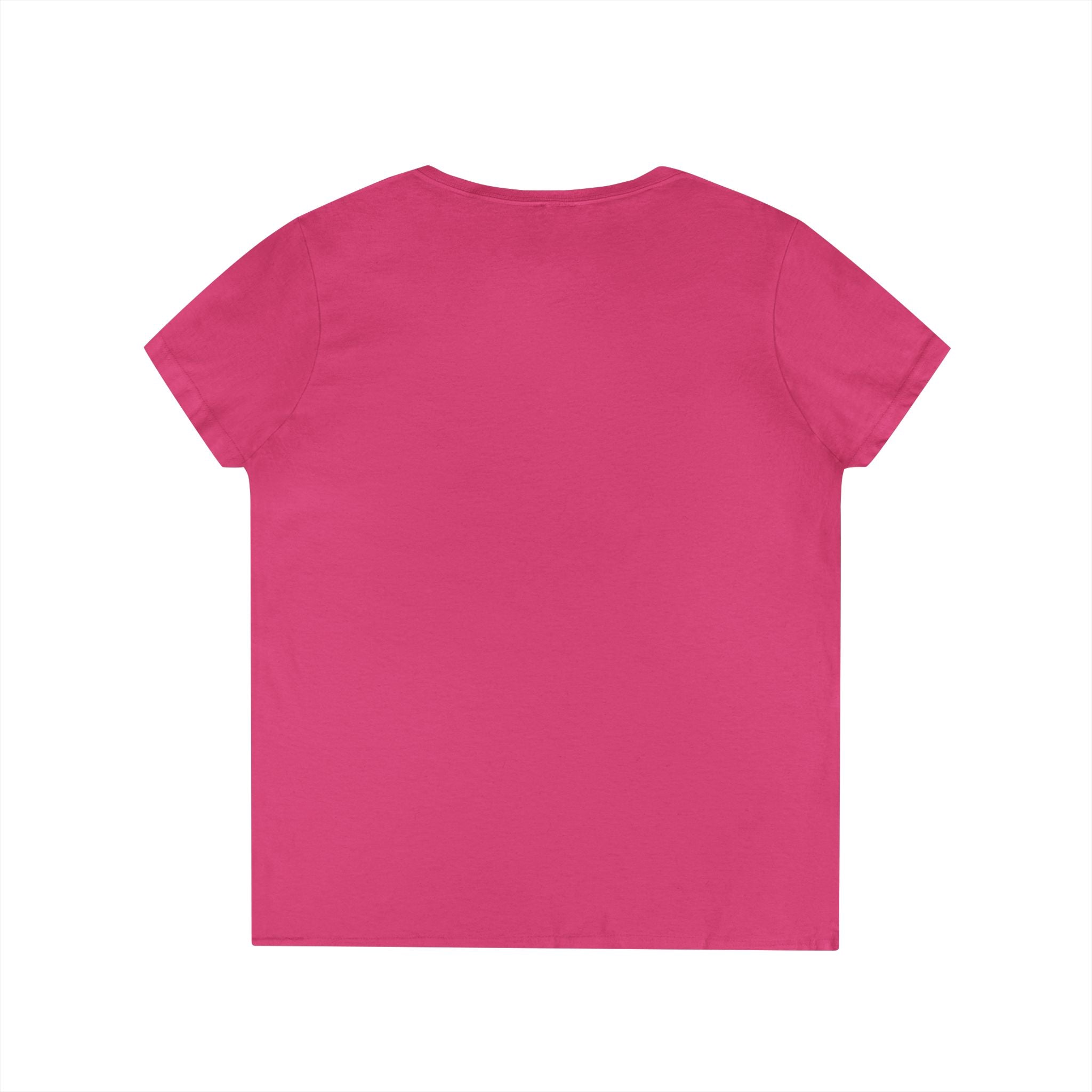 White Ribbon Warrior Gildan V-Neck Tee