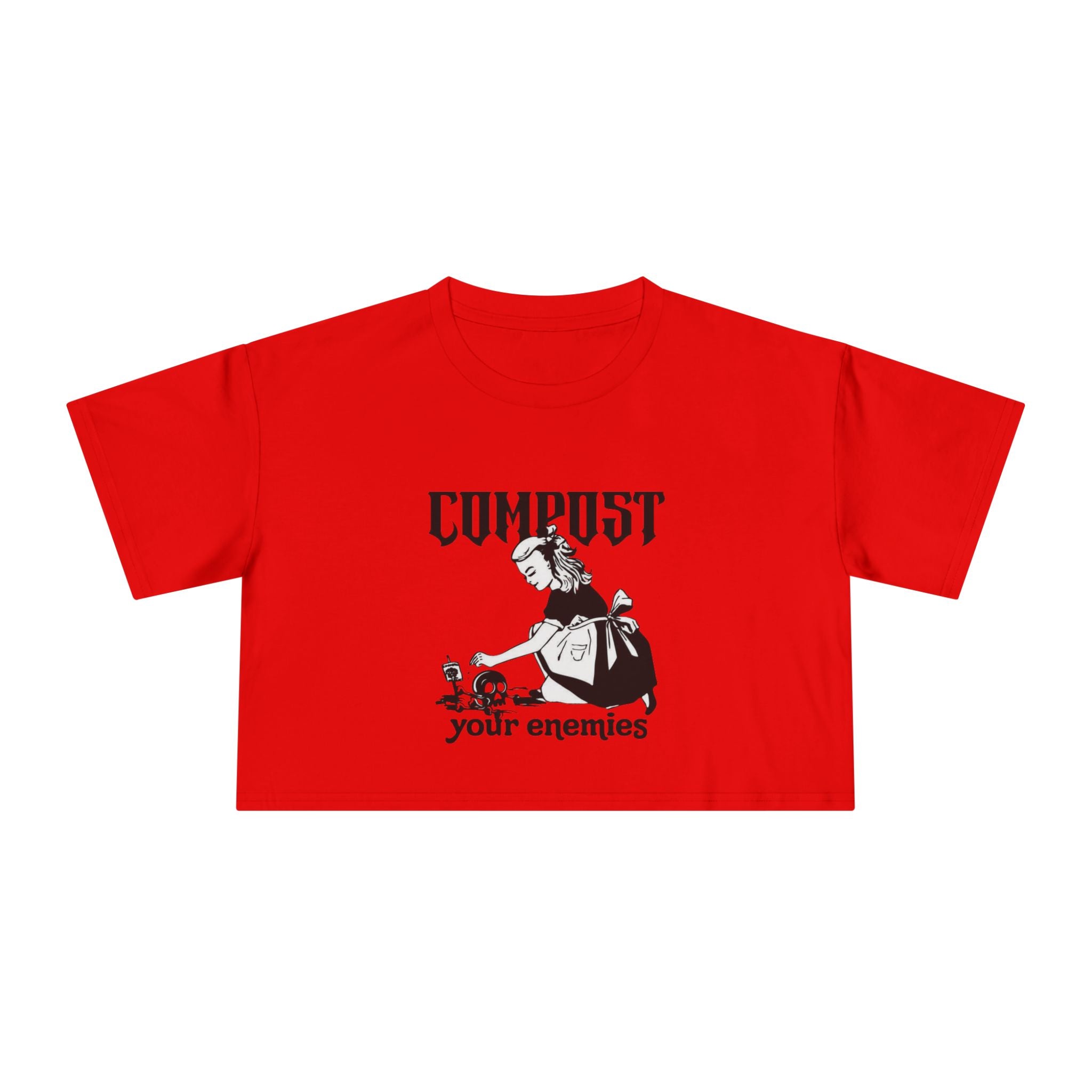 Crop Tee – Compost Your Enemies