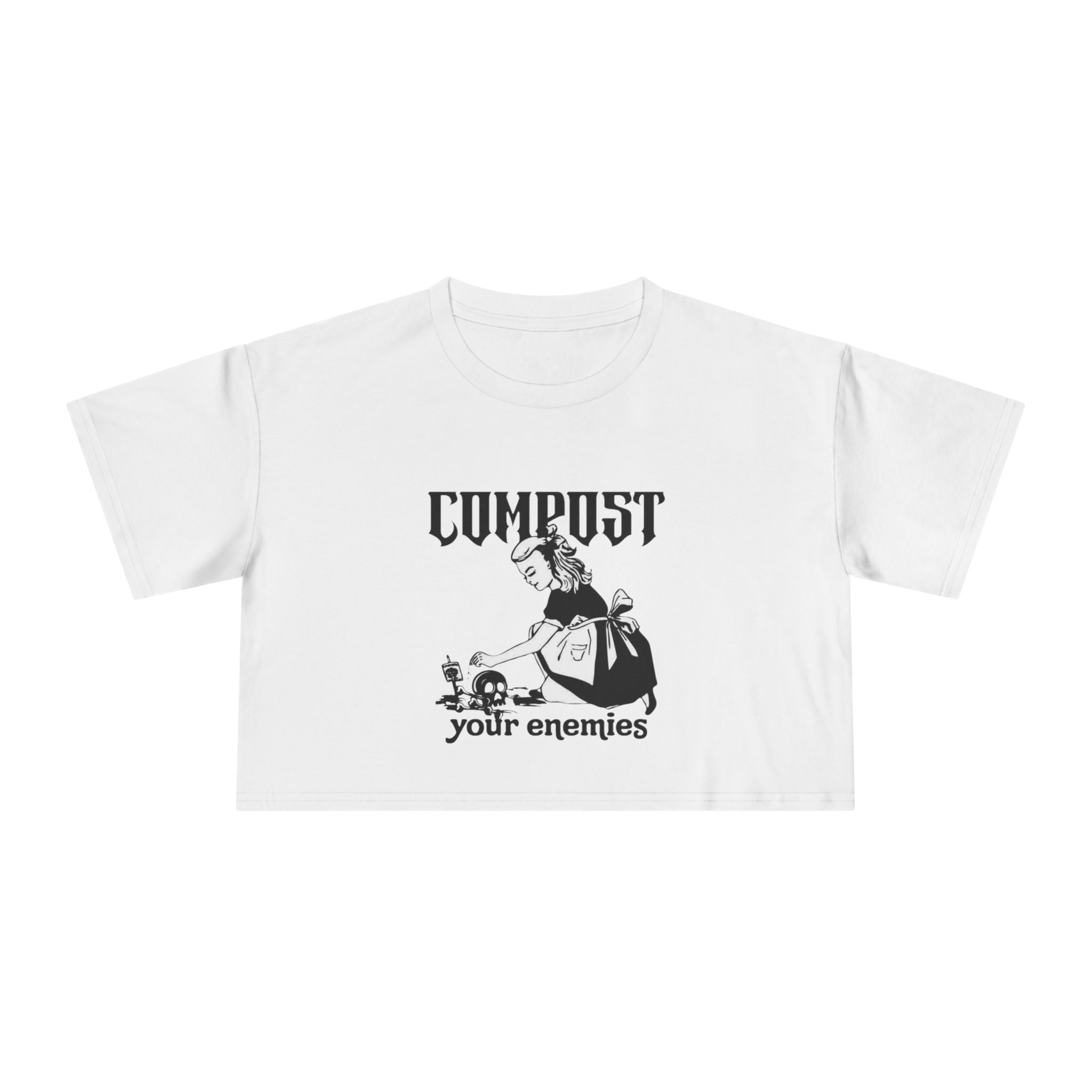 Crop Tee – Compost Your Enemies