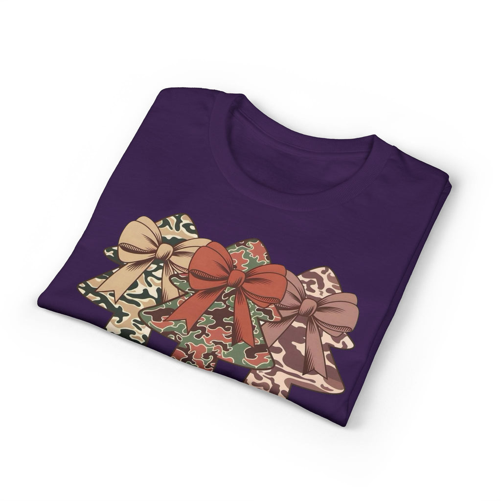 Camo Bow Trees Gildan unisex T-Shirt
