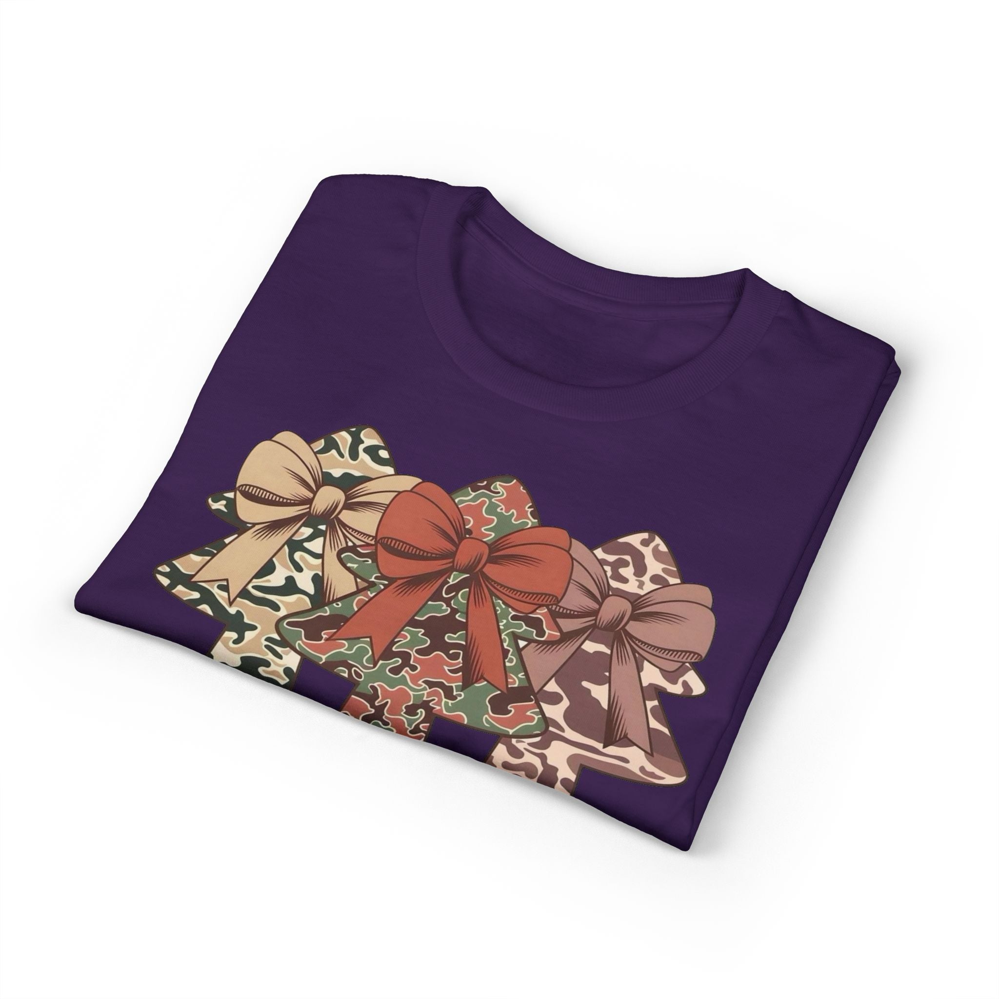 Camo Bow Trees Gildan unisex T-Shirt