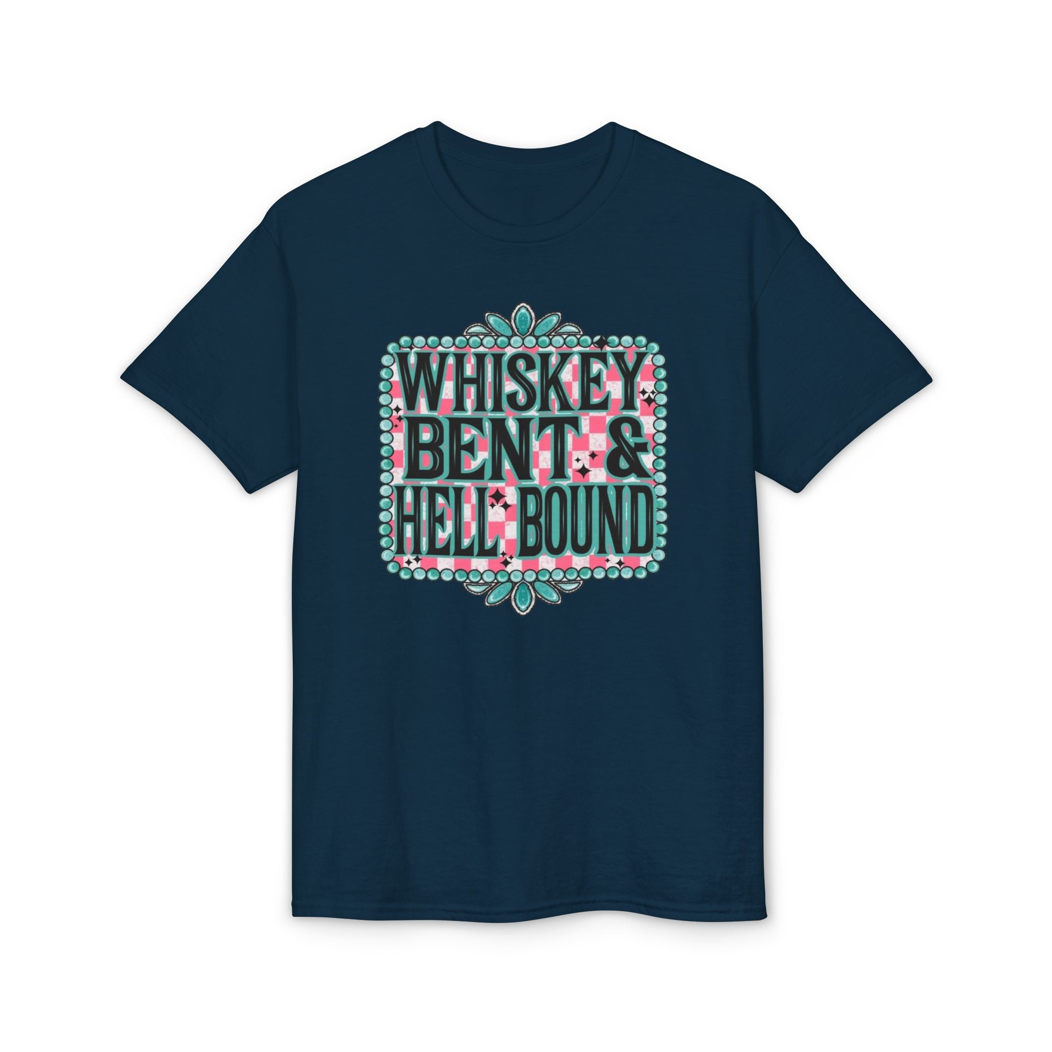 Whiskey Bent and Hell Bound Gildan unisex T-Shirt
