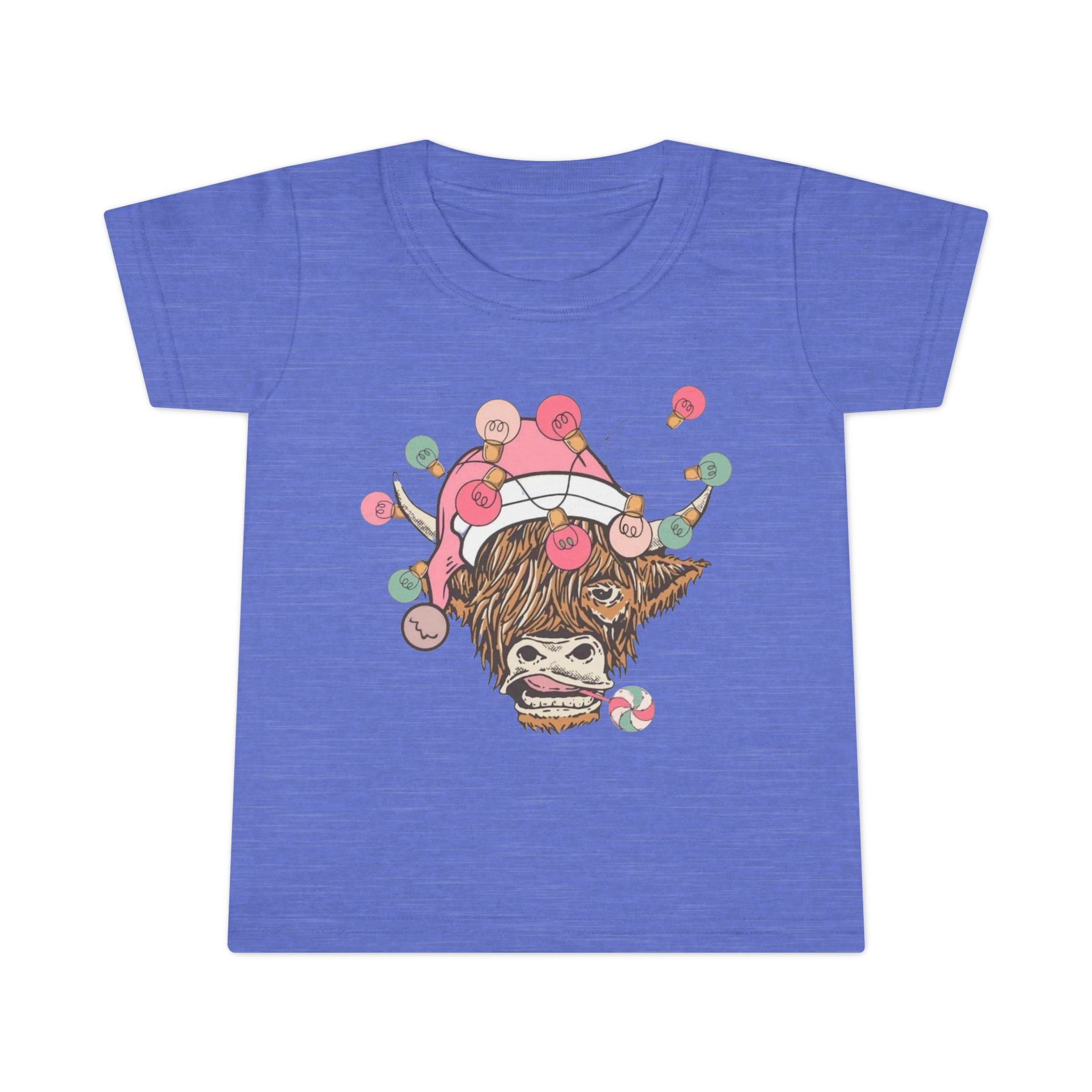 Christmas Cow Toddler T-Shirt
