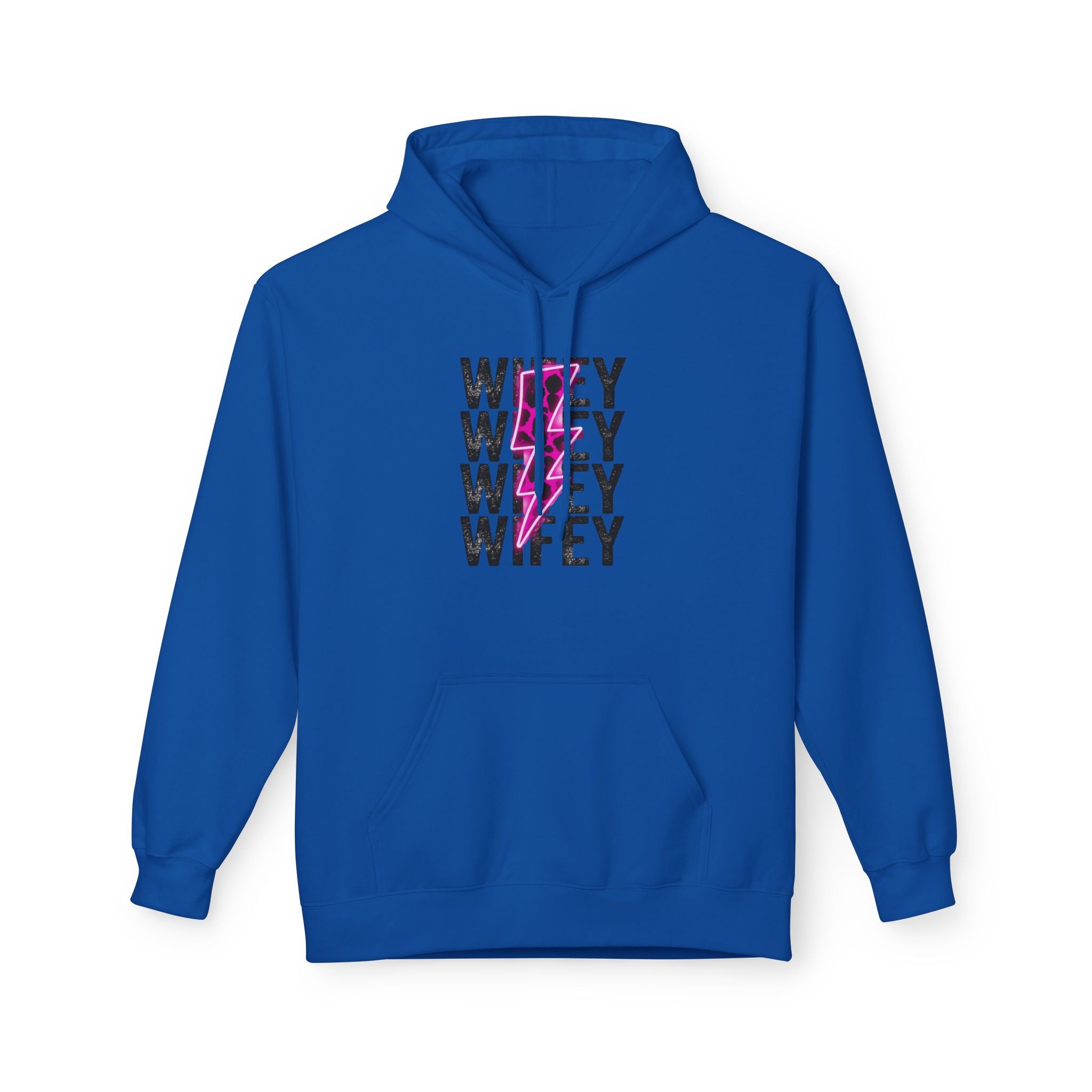 Pink Wifey Fleece Hoodie